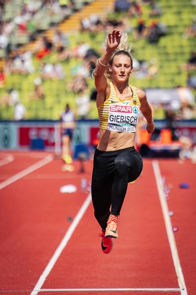 Kristin Gierisch (GER) am 17.08.2022 bei den Leichtathletik-Europameisterschaften in Muenchen