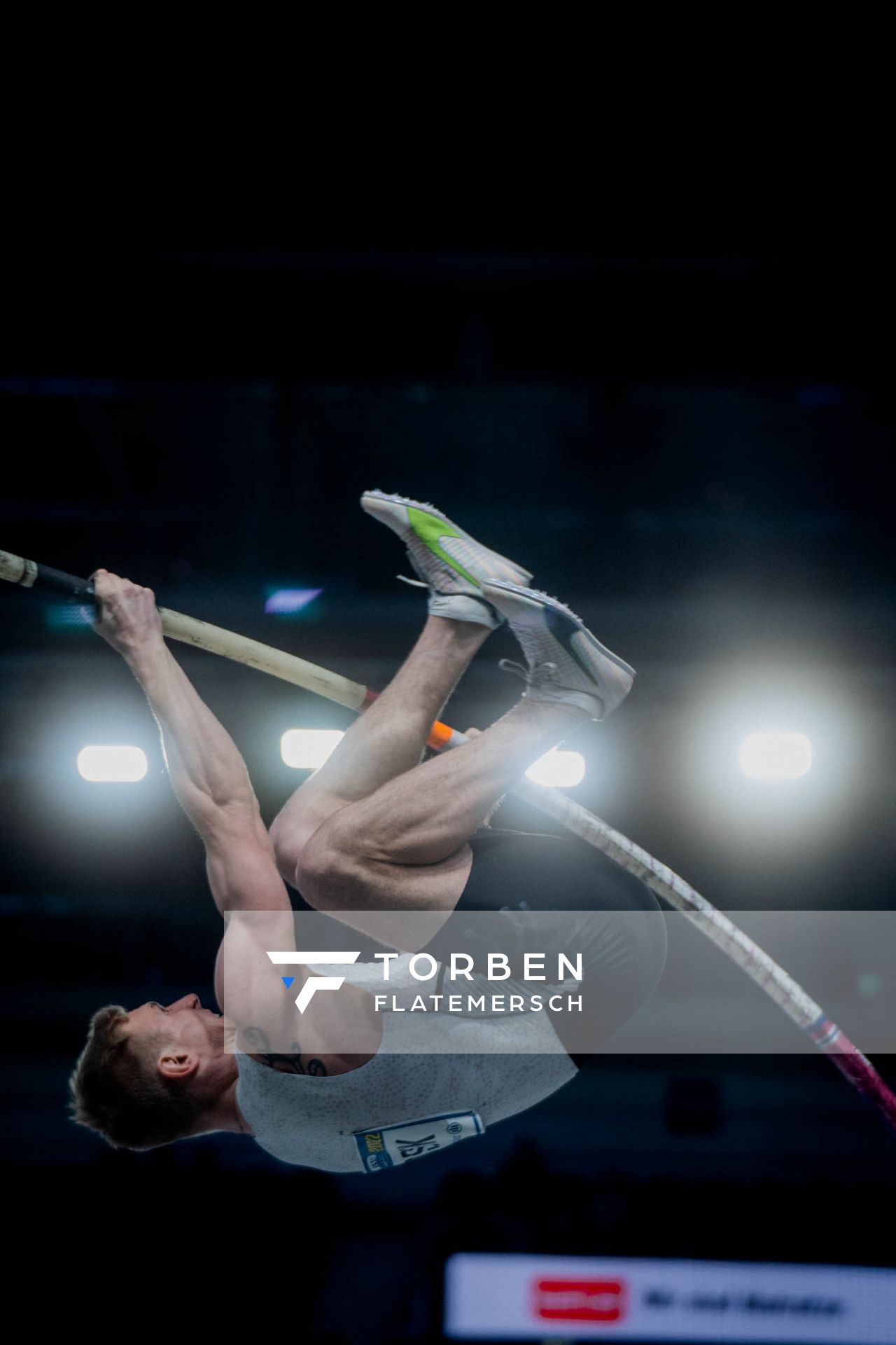 Piotr Lisek (POL) beim Stabhochsprung am 20.02.2022 beim ISTAF in Duesseldorf