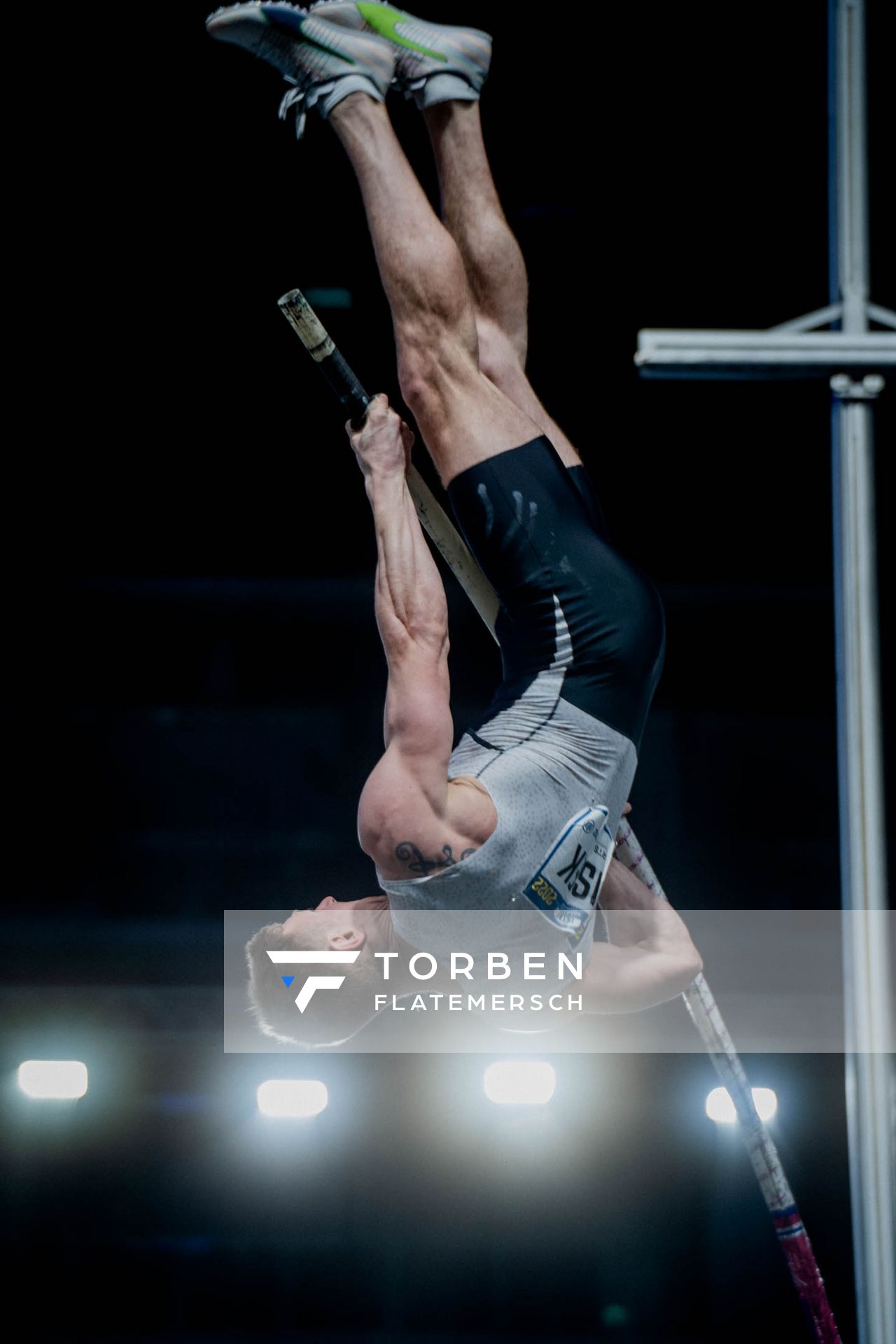 Piotr Lisek (POL) beim Stabhochsprung am 20.02.2022 beim ISTAF in Duesseldorf