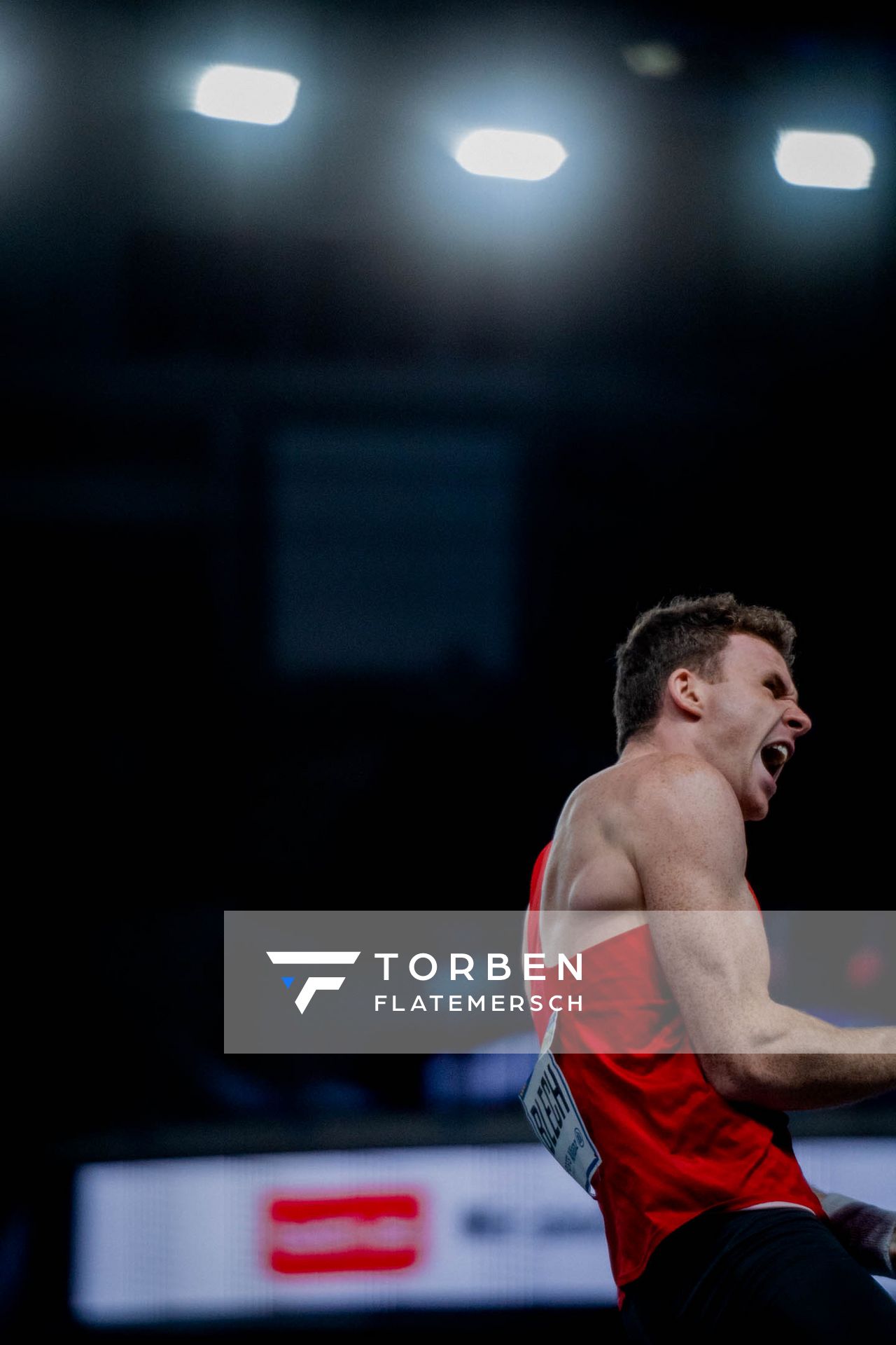 Torben Blech (TSV Bayer 04 Leverkusen) beim Stabhochsprung am 20.02.2022 beim ISTAF in Duesseldorf