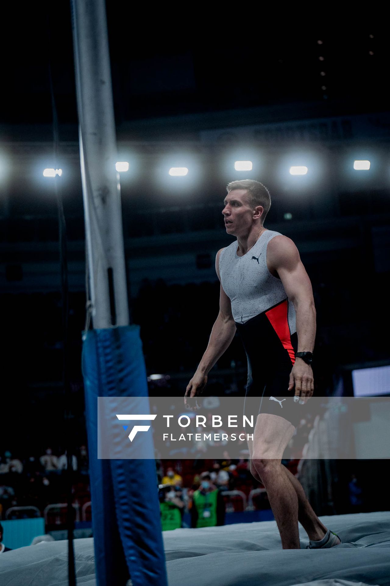 Piotr Lisek (POL) beim Stabhochsprung am 20.02.2022 beim ISTAF in Duesseldorf