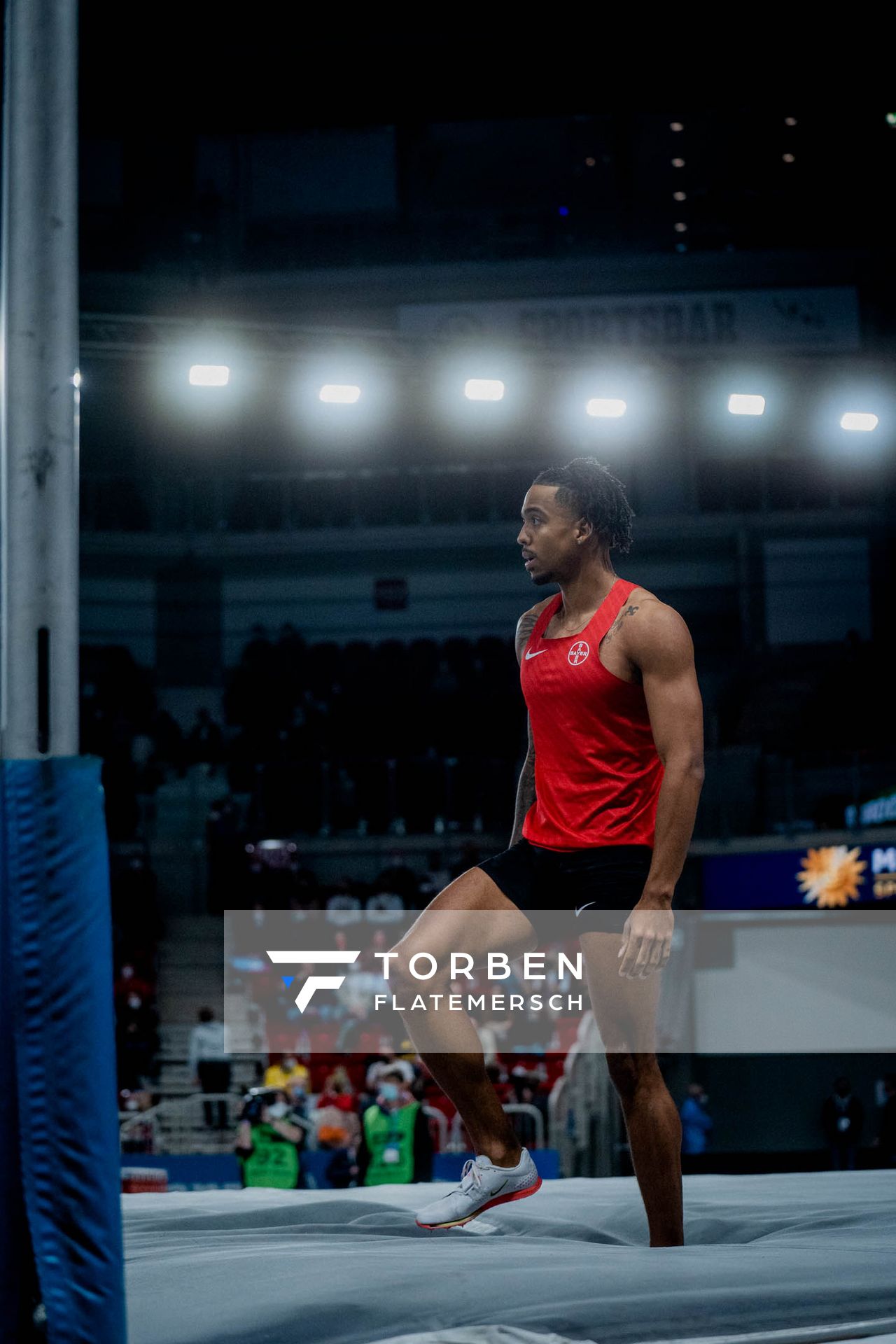 Bo Kanda Lita Baehre (TSV Bayer 04 Leverkusen) am 20.02.2022 beim ISTAF in Duesseldorf