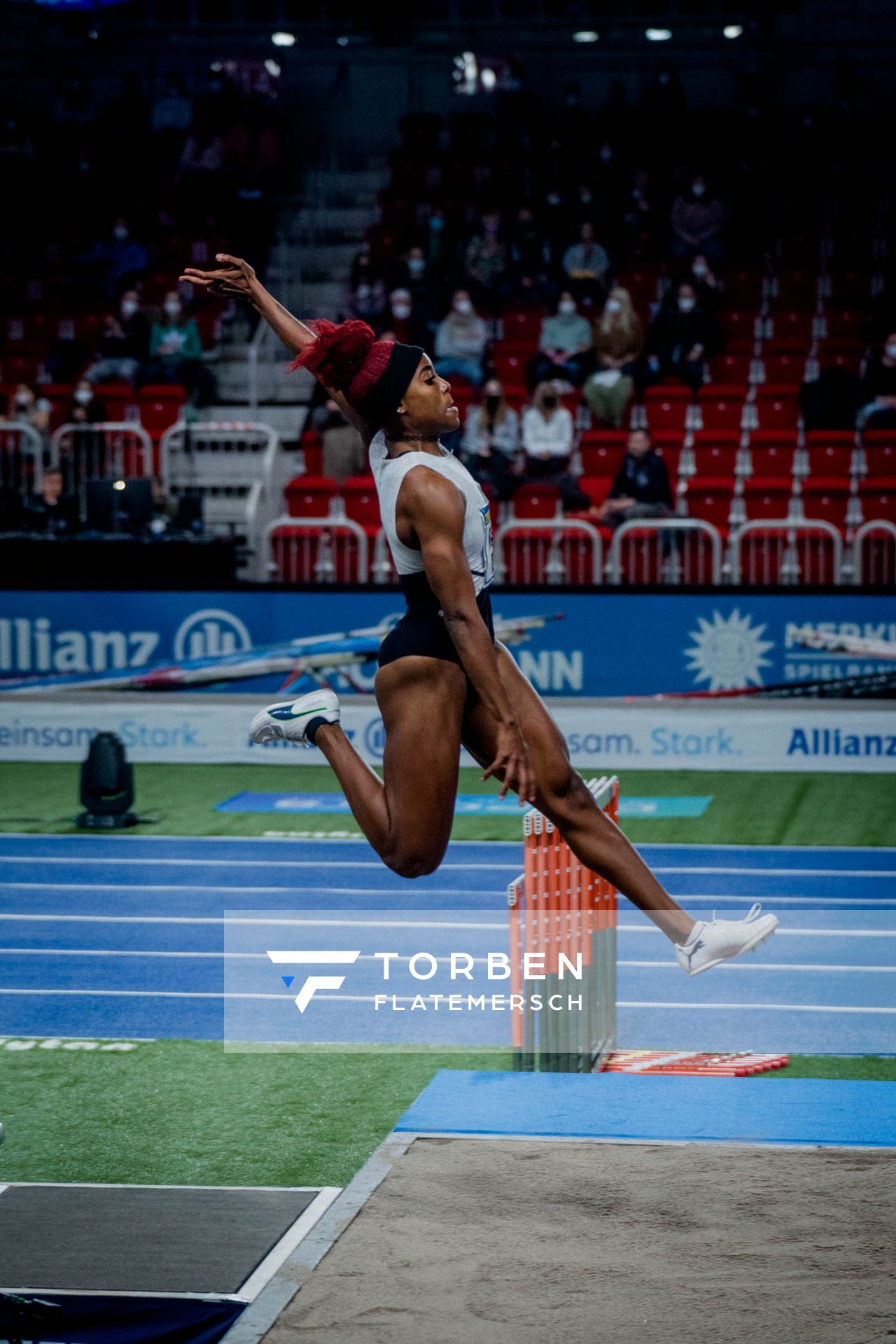 Yanis Esmeralda David (FRA) am 20.02.2022 beim ISTAF in Duesseldorf