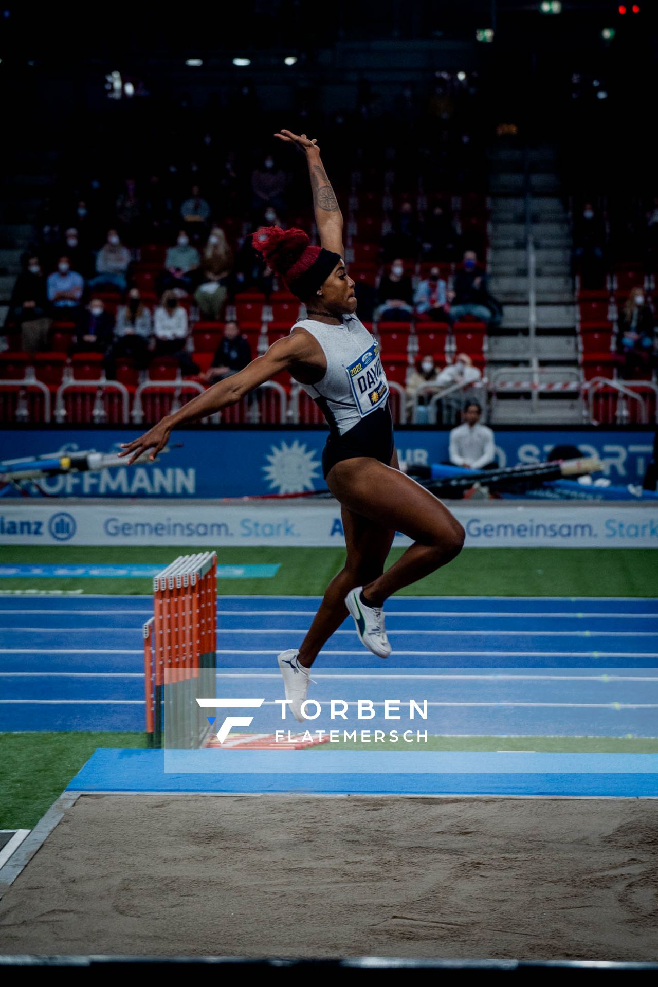 Yanis Esmeralda David (FRA) am 20.02.2022 beim ISTAF in Duesseldorf