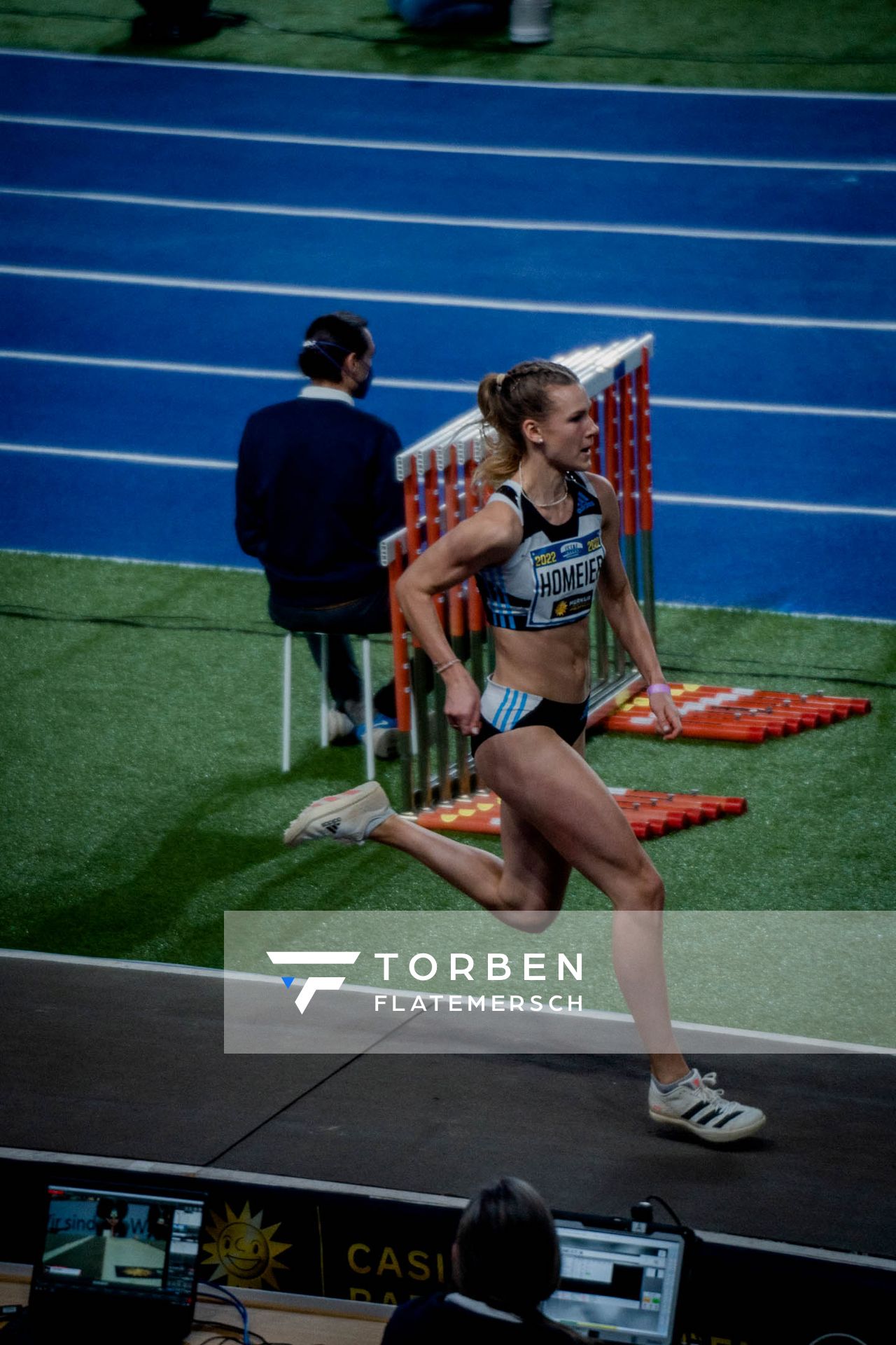 Merle Homeier (LG Goettingen) am 20.02.2022 beim ISTAF in Duesseldorf