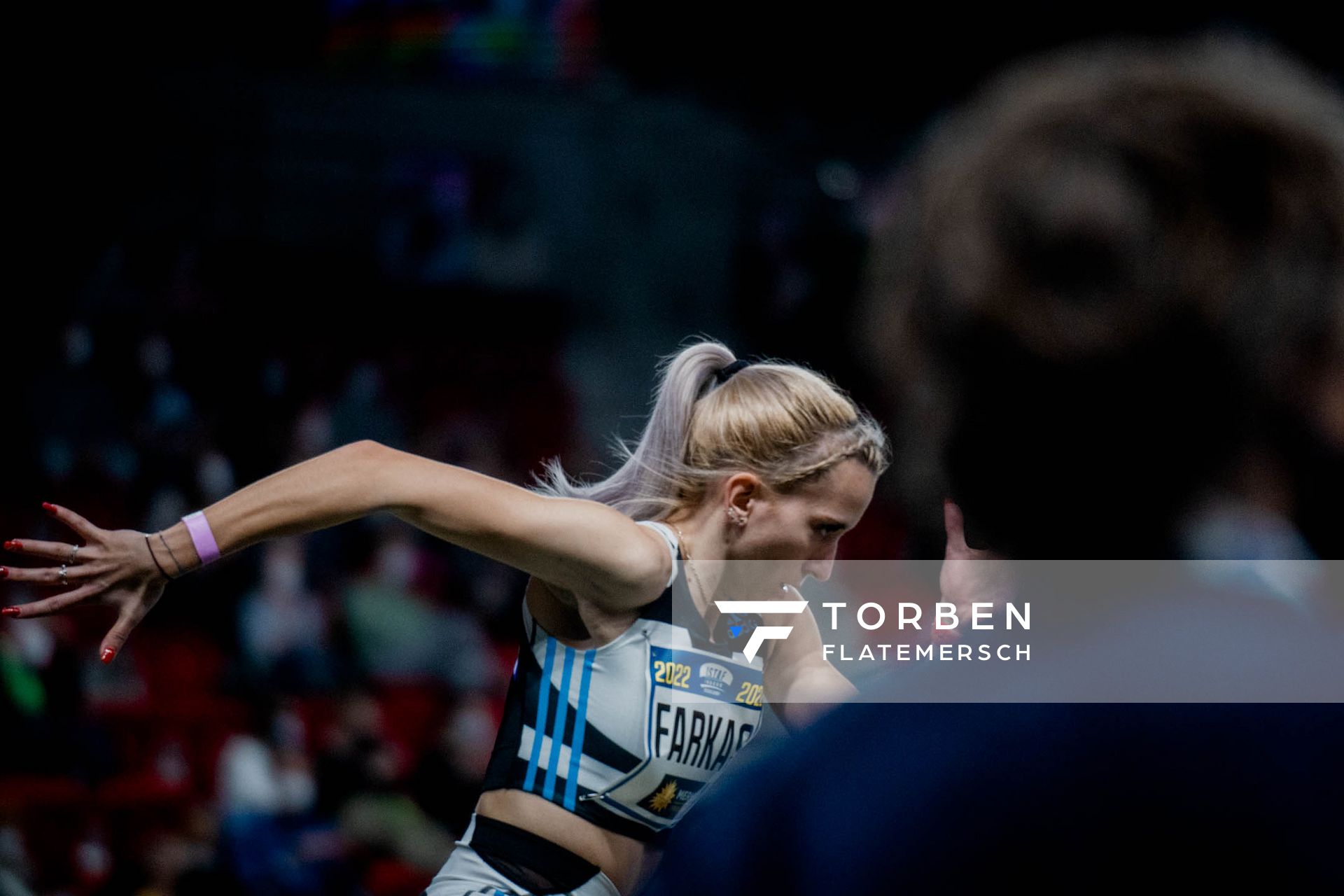 Petra Farkas (Hun) am 20.02.2022 beim ISTAF in Duesseldorf