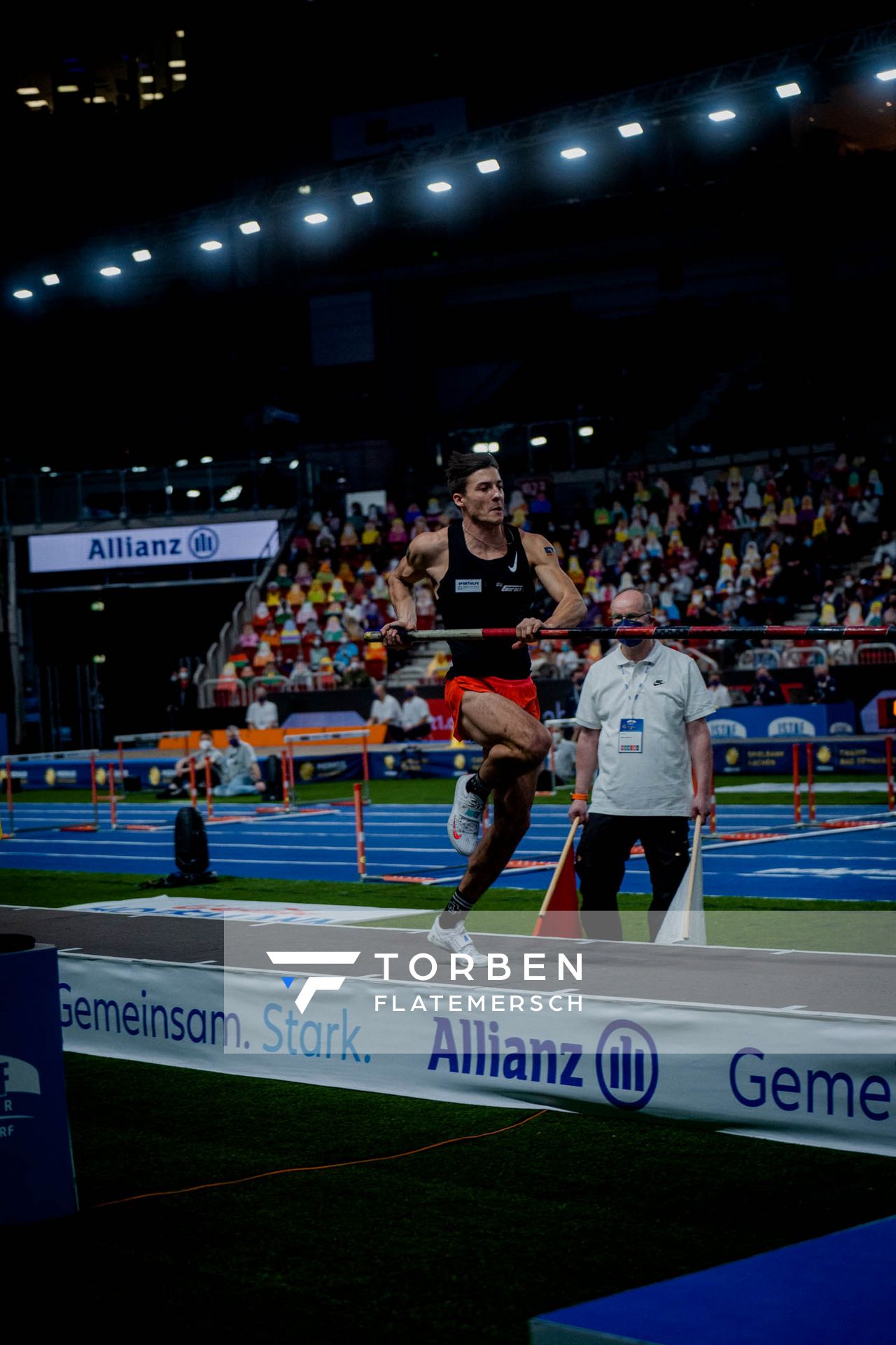 Oleg Zernikel (ASV Landau) am 20.02.2022 beim ISTAF in Duesseldorf