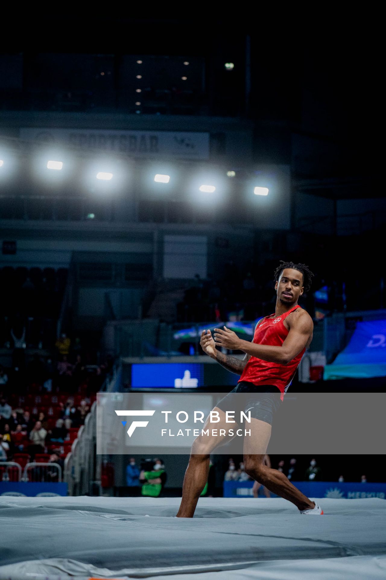 Bo Kanda Lita Baehre (TSV Bayer 04 Leverkusen) am 20.02.2022 beim ISTAF in Duesseldorf