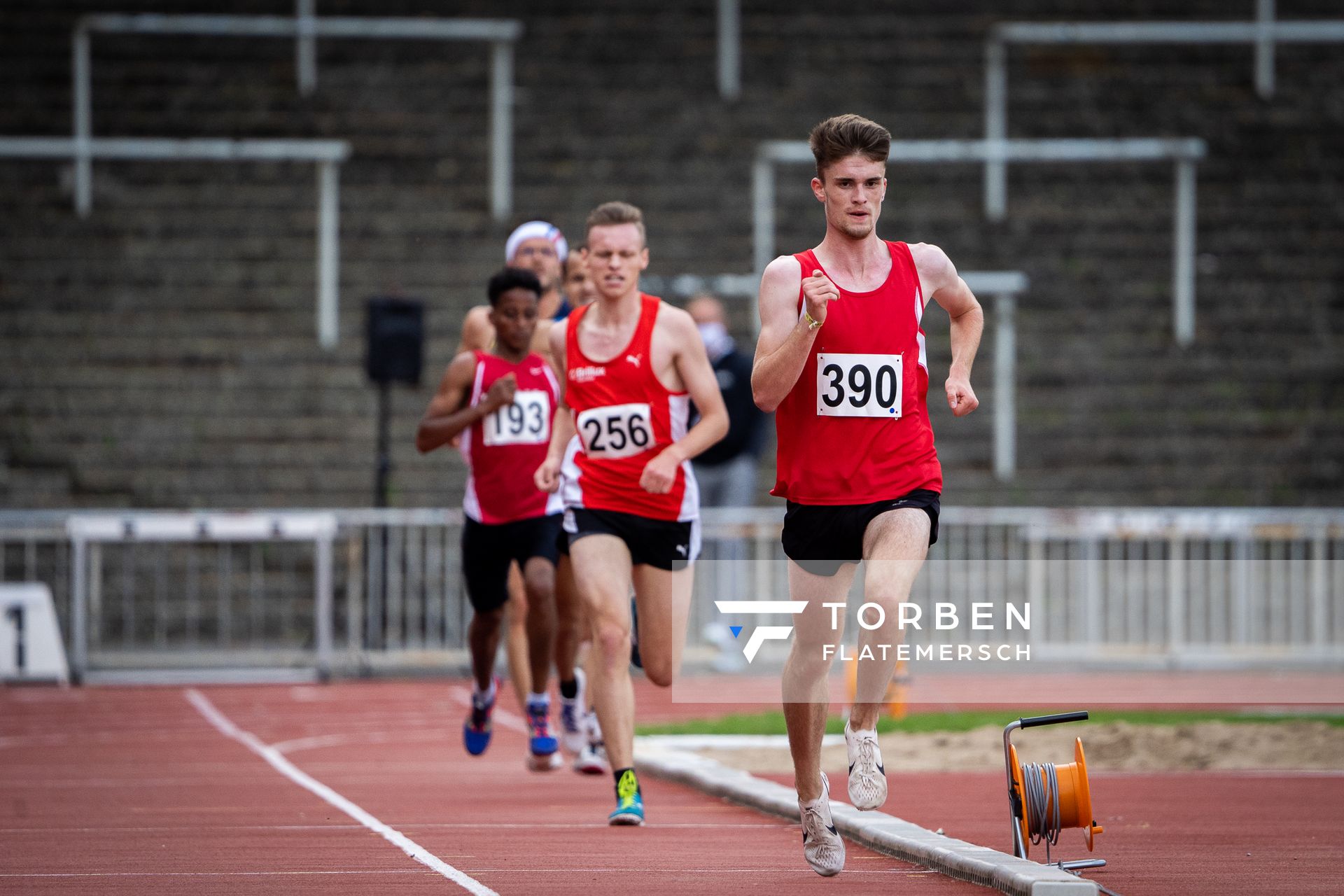 Jonas Just (LG Osterode) ueber 3000m am 11.07.2020 waehrend dem Backontrack-Meeting in Dortmund