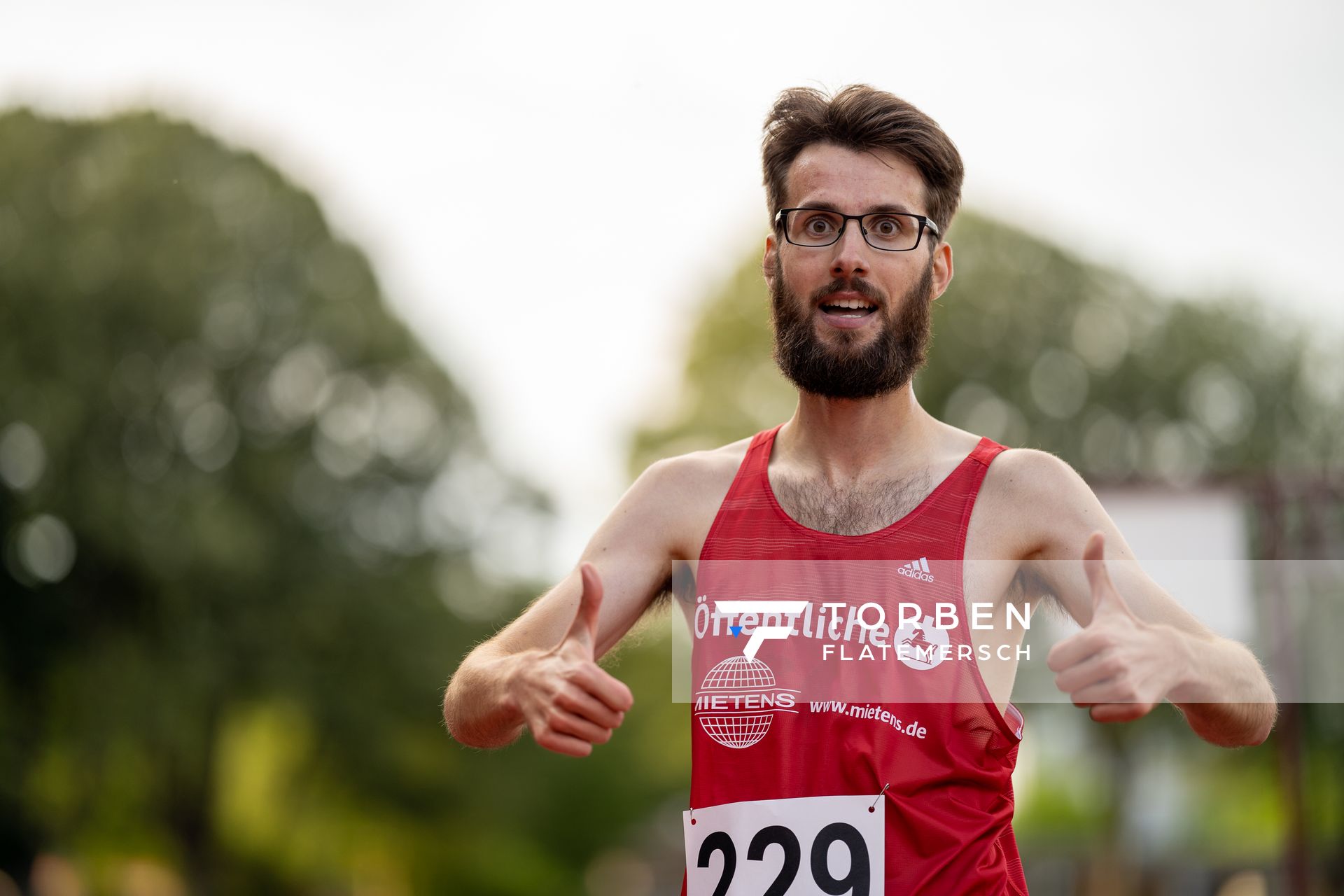 Henrik Wagner (LG Braunschweig) ueber 3000m am 11.07.2020 waehrend dem Backontrack-Meeting in Dortmund