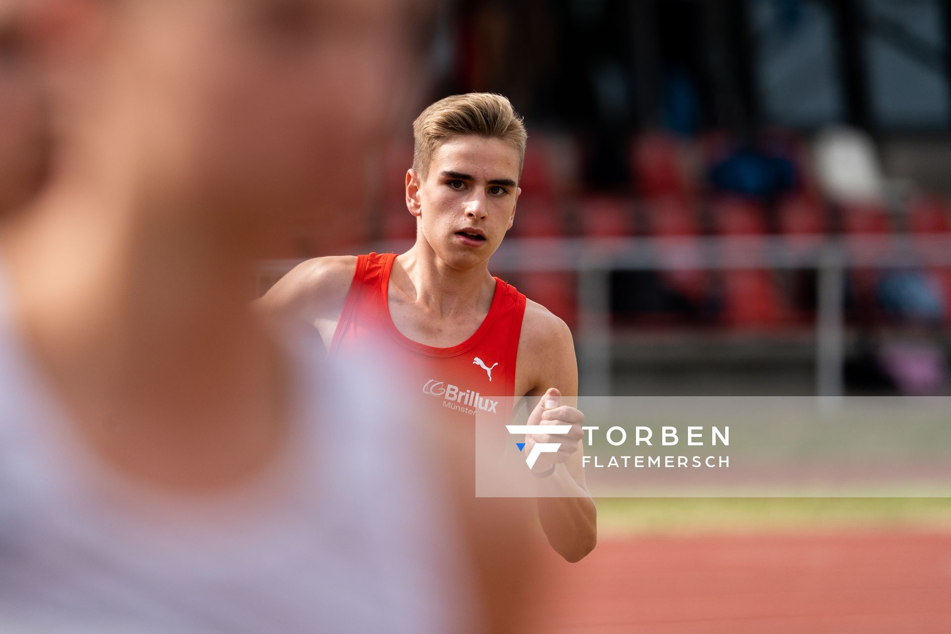 Silas Zahlten (LG Brillux Muenster) am 25.07.2020 waehrend der Laufnacht der Sparkassen Gala in Regensburg