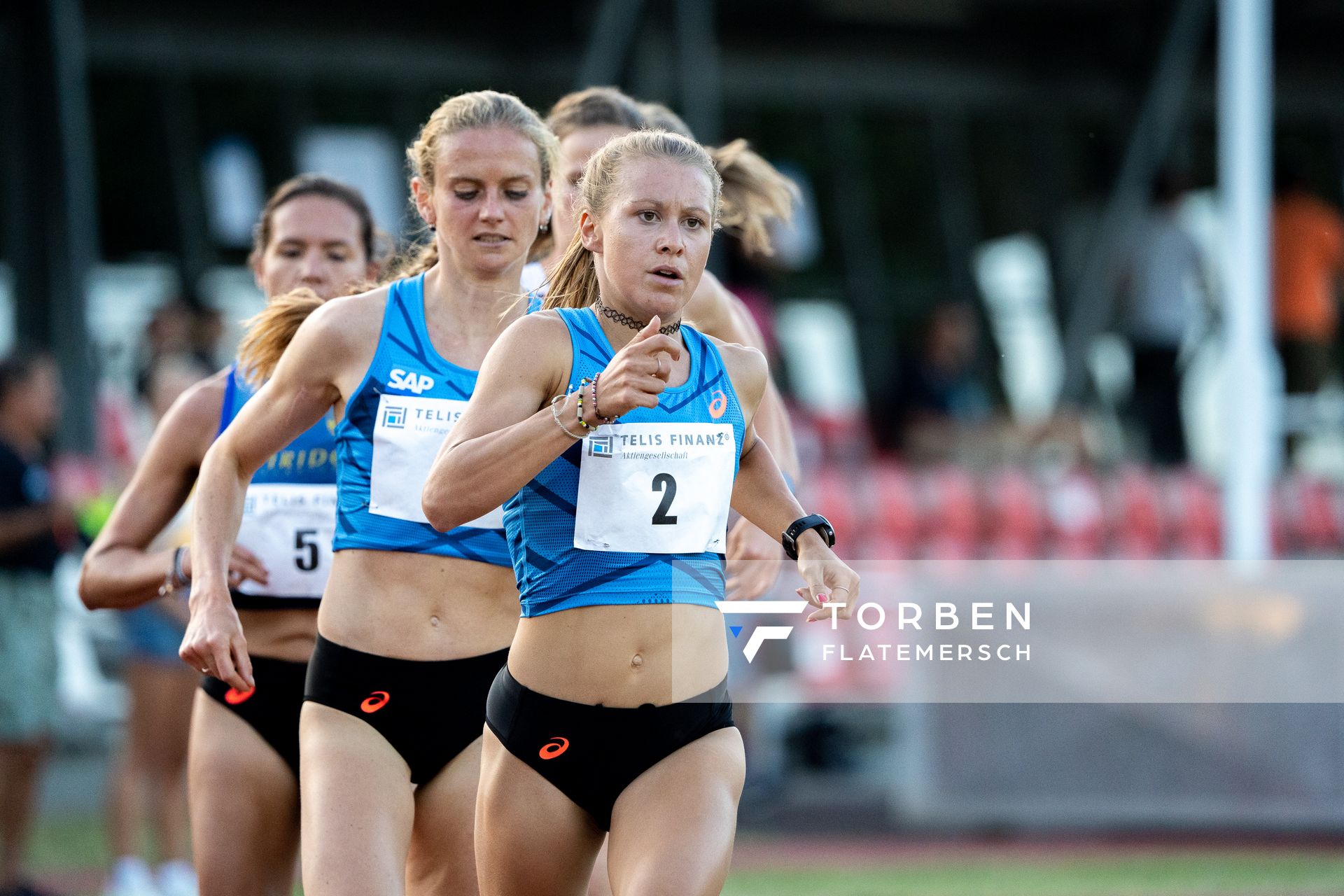 Julia Mayer (Oesterreich) am 25.07.2020 waehrend der Laufnacht der Sparkassen Gala in Regensburg