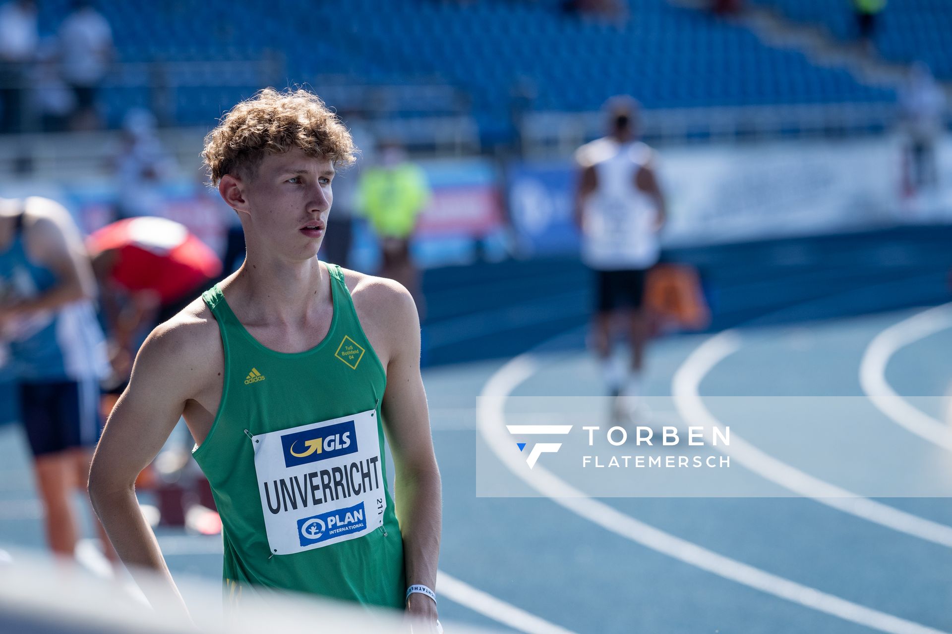 Tom Unverricht (TuS Bothfeld) am 08.08.2020 waehrend den deutschen Leichtathletik-Meisterschaften 2020 im Eintracht-Stadion in Braunschweig