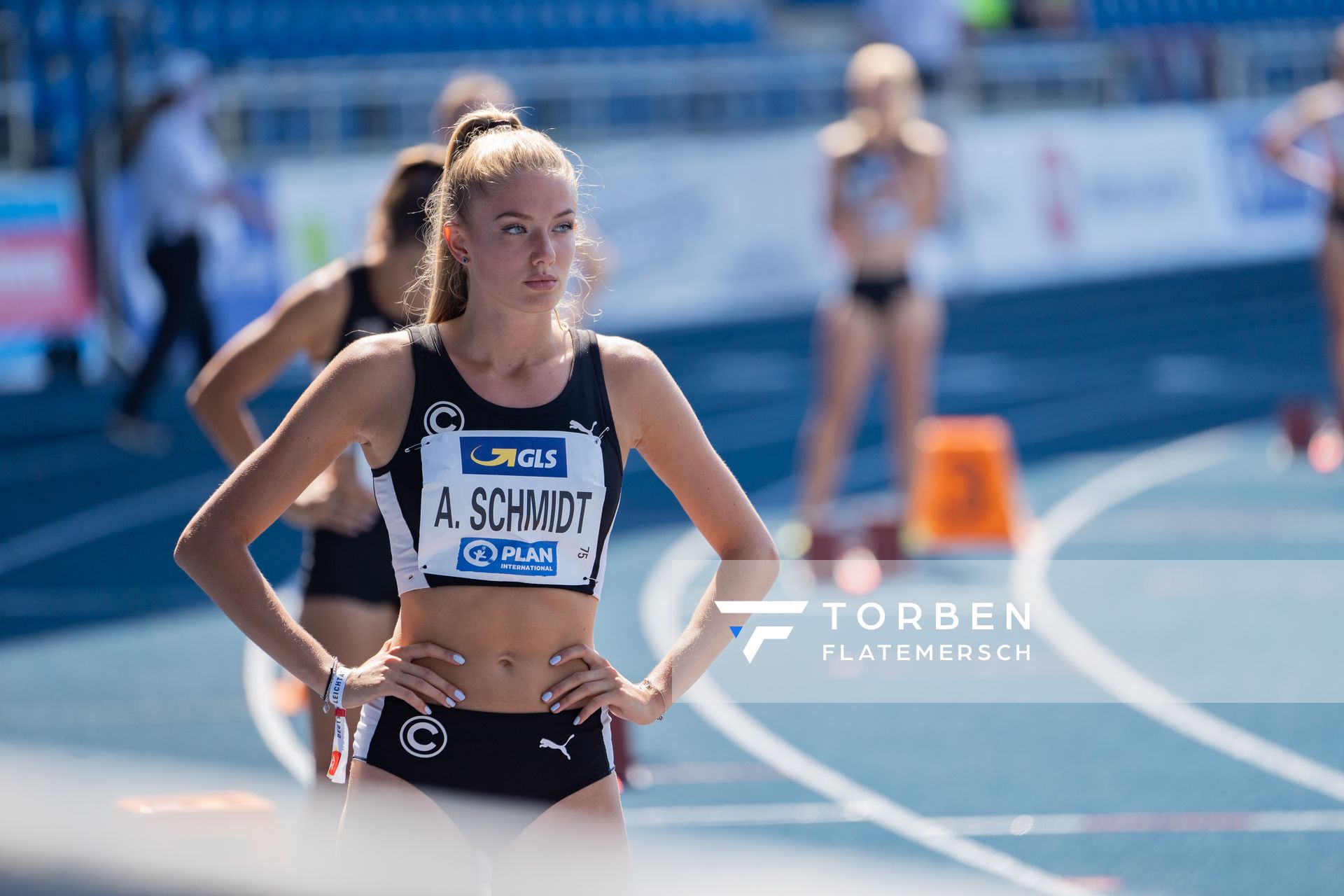 Alica Schmidt (SCC Berlin) am 08.08.2020 waehrend den deutschen Leichtathletik-Meisterschaften 2020 im Eintracht-Stadion in Braunschweig