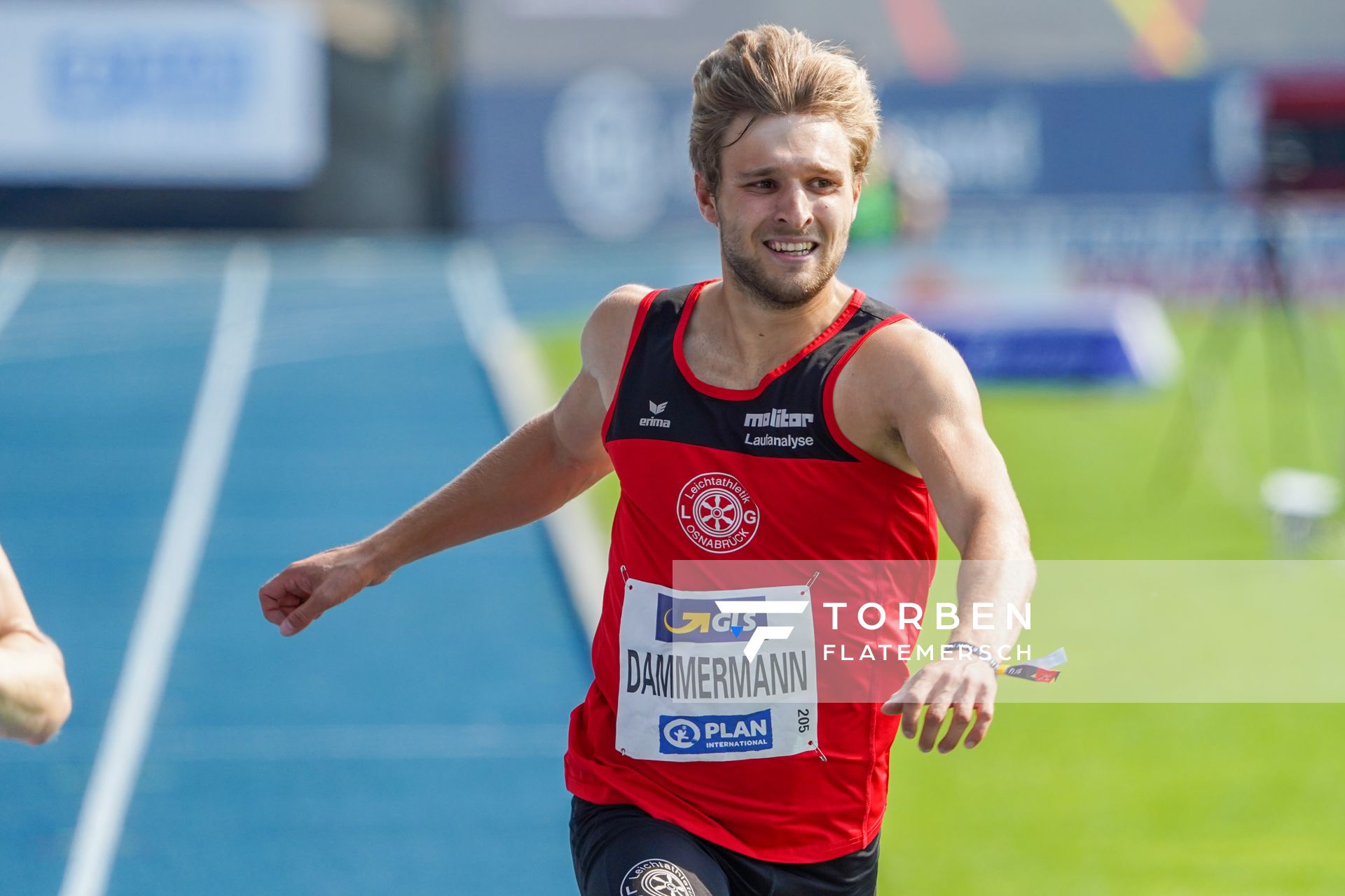 Fabian Dammermann (LG Osnabrueck) im 400m Finale am 09.08.2020 waehrend den deutschen Leichtathletik-Meisterschaften 2020 im Eintracht-Stadion in Braunschweig an Tag 2 (Nachmittags-Session)