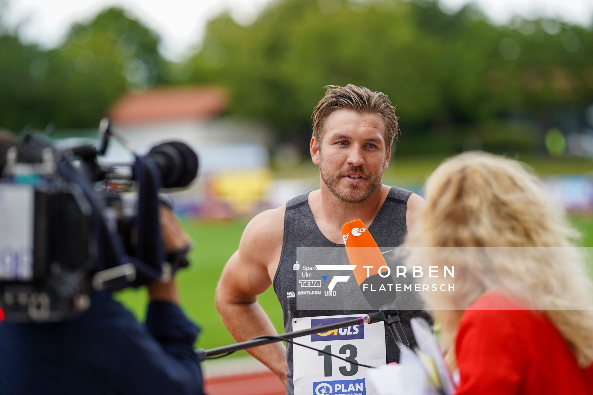 Mathias Brugger (SSV Ulm 1846) ;Deutsche Leichtathletik-Mehrkampfmeisterschaften (Tag 2) am 22.08.2020 in Vaterstetten (Bayern)