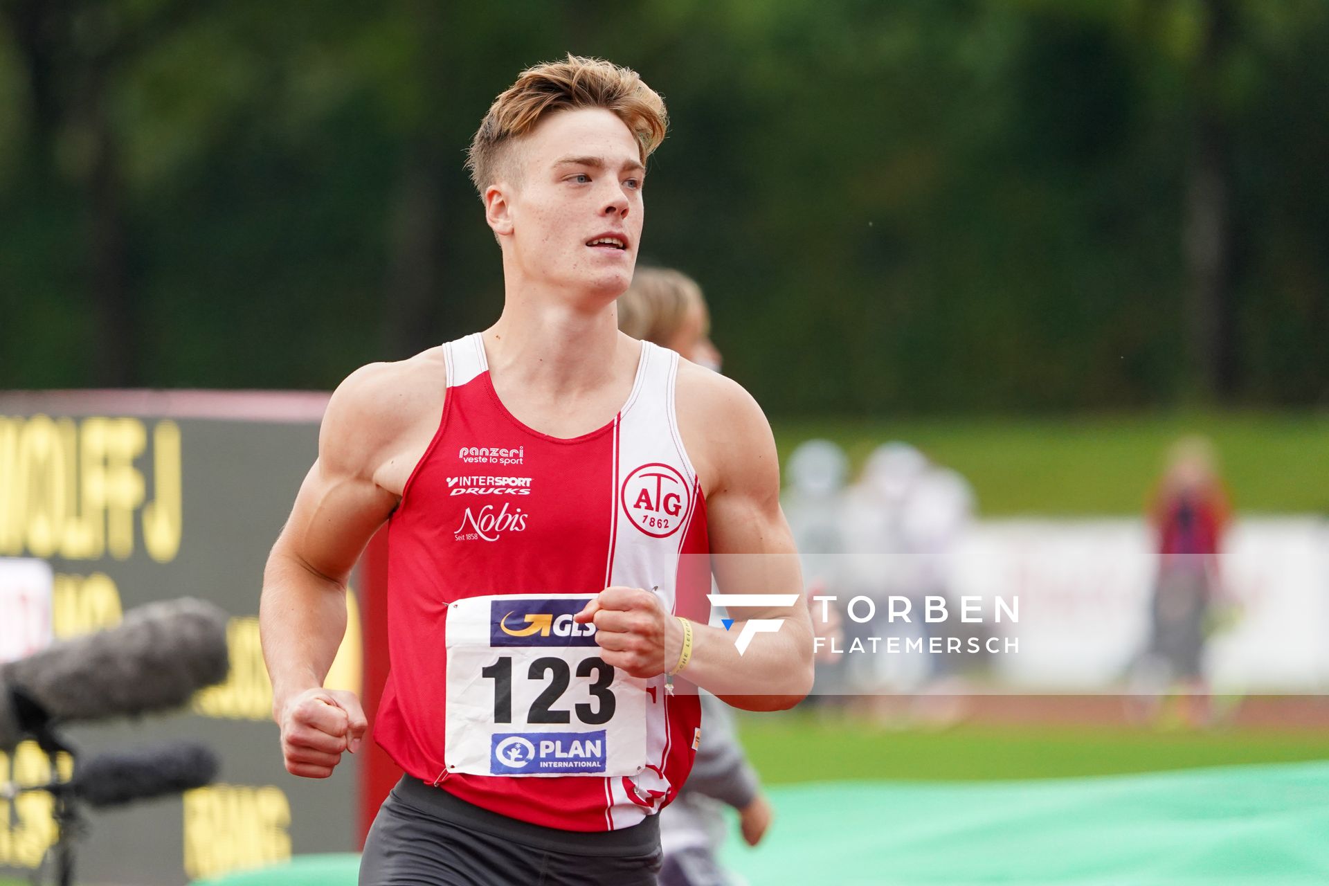 Jannis Wolff (Aachener TG) ;Deutsche Leichtathletik-Mehrkampfmeisterschaften (Tag 2) am 22.08.2020 in Vaterstetten (Bayern)