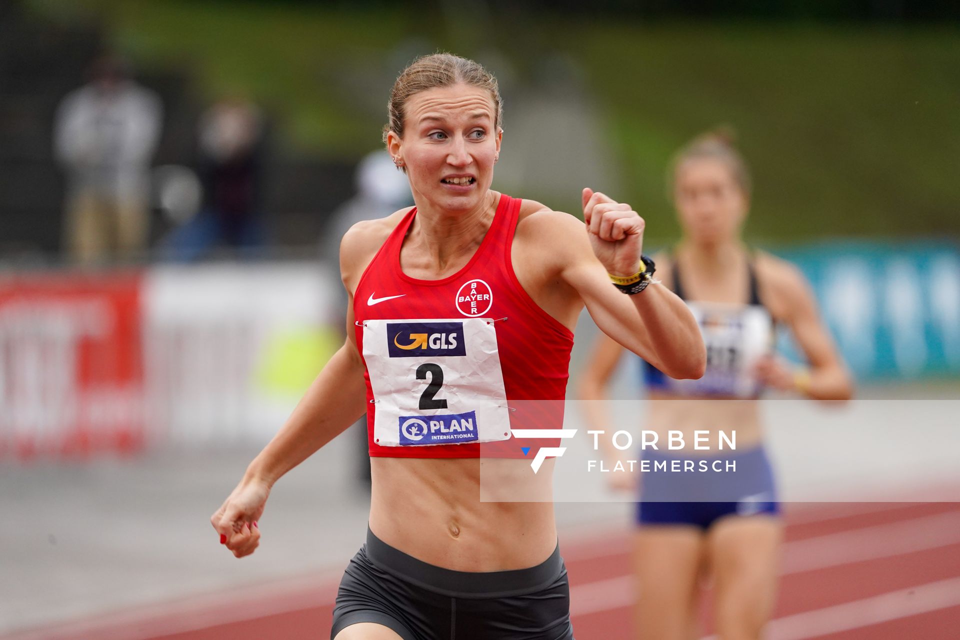 Mareike Arndt (TSV Bayer 04 Leverkusen);Deutsche Leichtathletik-Mehrkampfmeisterschaften (Tag 2) am 22.08.2020 in Vaterstetten (Bayern)