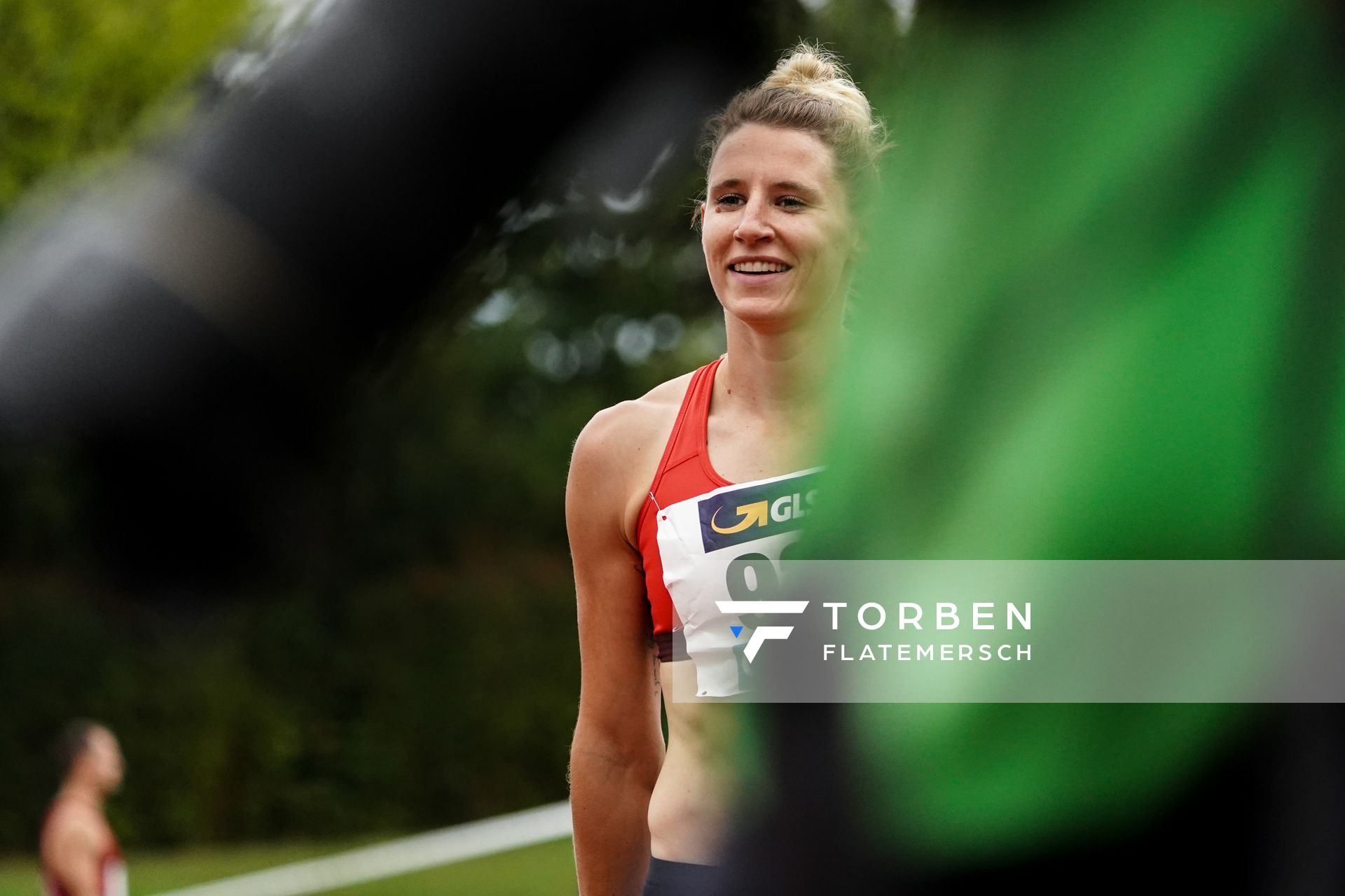 Carolin Schaefer (LG Eintracht Frankfurt) ;Deutsche Leichtathletik-Mehrkampfmeisterschaften (Tag 2) am 22.08.2020 in Vaterstetten (Bayern)