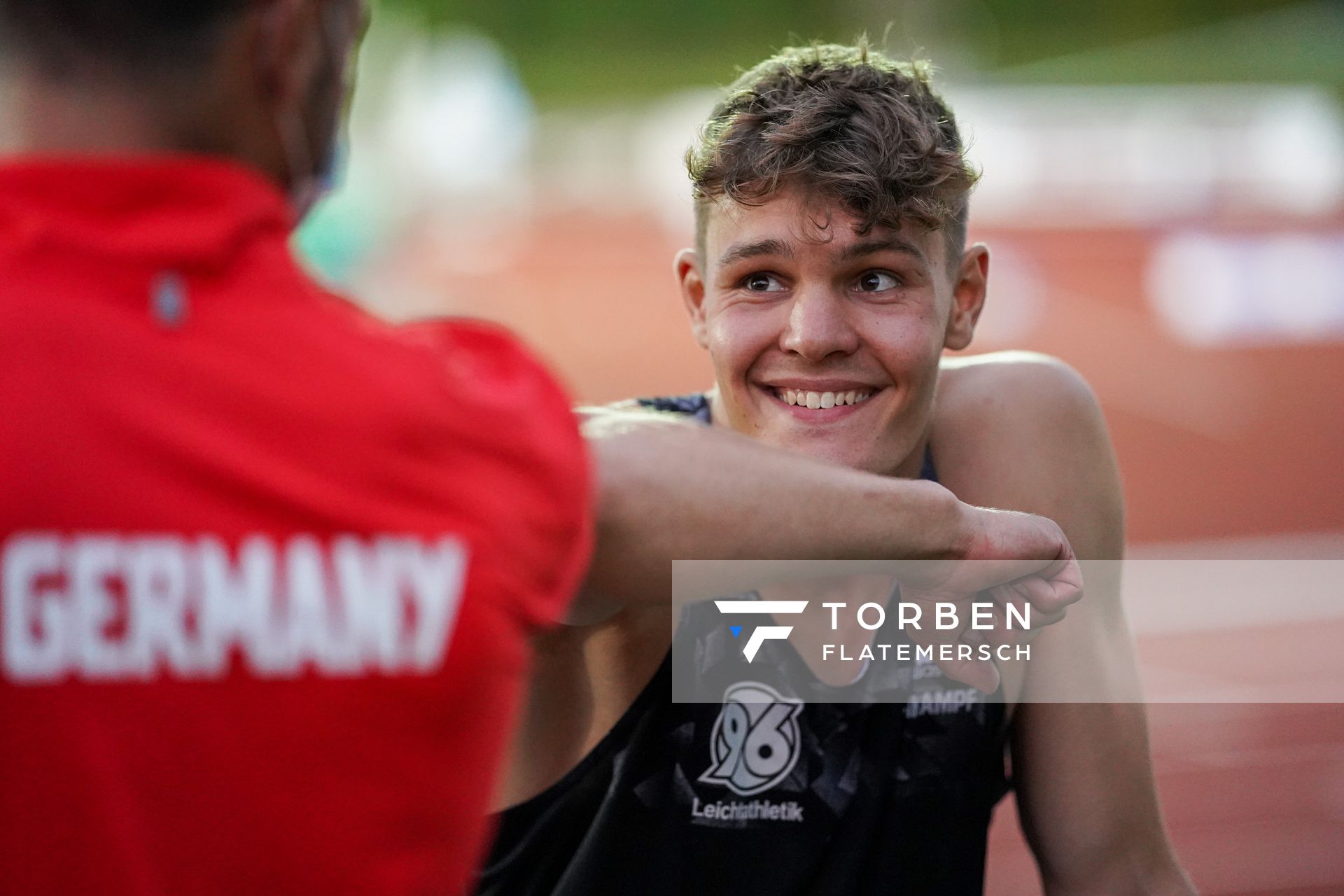 Deutscher U20 Mehrkampfmeister Marcel Meyer (NI Hannover 96) ;Deutsche Leichtathletik-Mehrkampfmeisterschaften (Tag 2) am 22.08.2020 in Vaterstetten (Bayern)