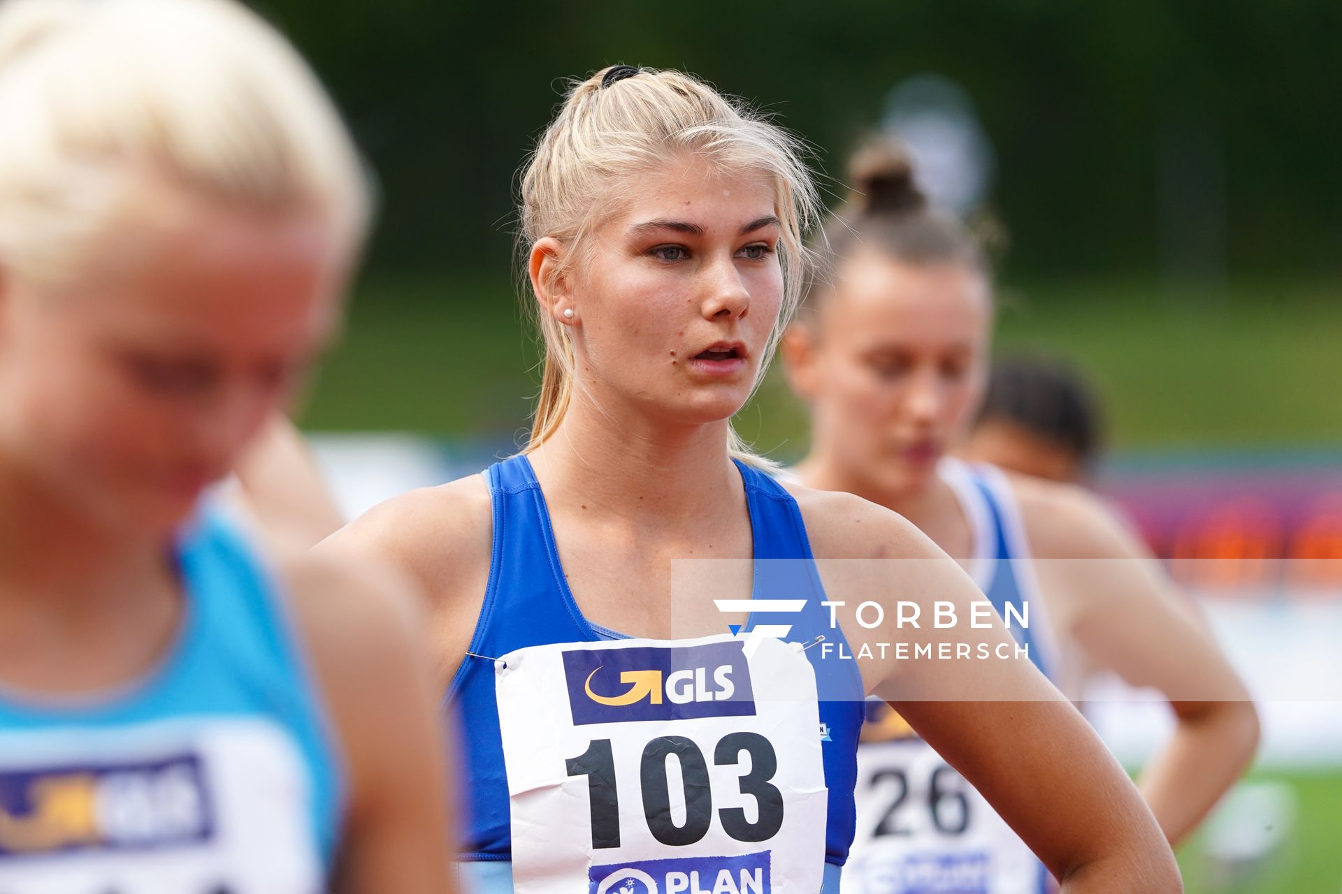 Lara Siemer (Rukeli Trollmann e. V.); Deutsche Leichtathletik-Mehrkampfmeisterschaften (Tag 3) am 23.08.2020 in Vaterstetten (Bayern)