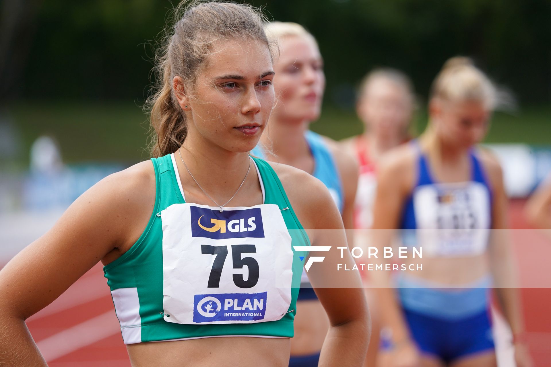 Wiebke Oelgardt (SV Werder Bremen); Deutsche Leichtathletik-Mehrkampfmeisterschaften (Tag 3) am 23.08.2020 in Vaterstetten (Bayern)