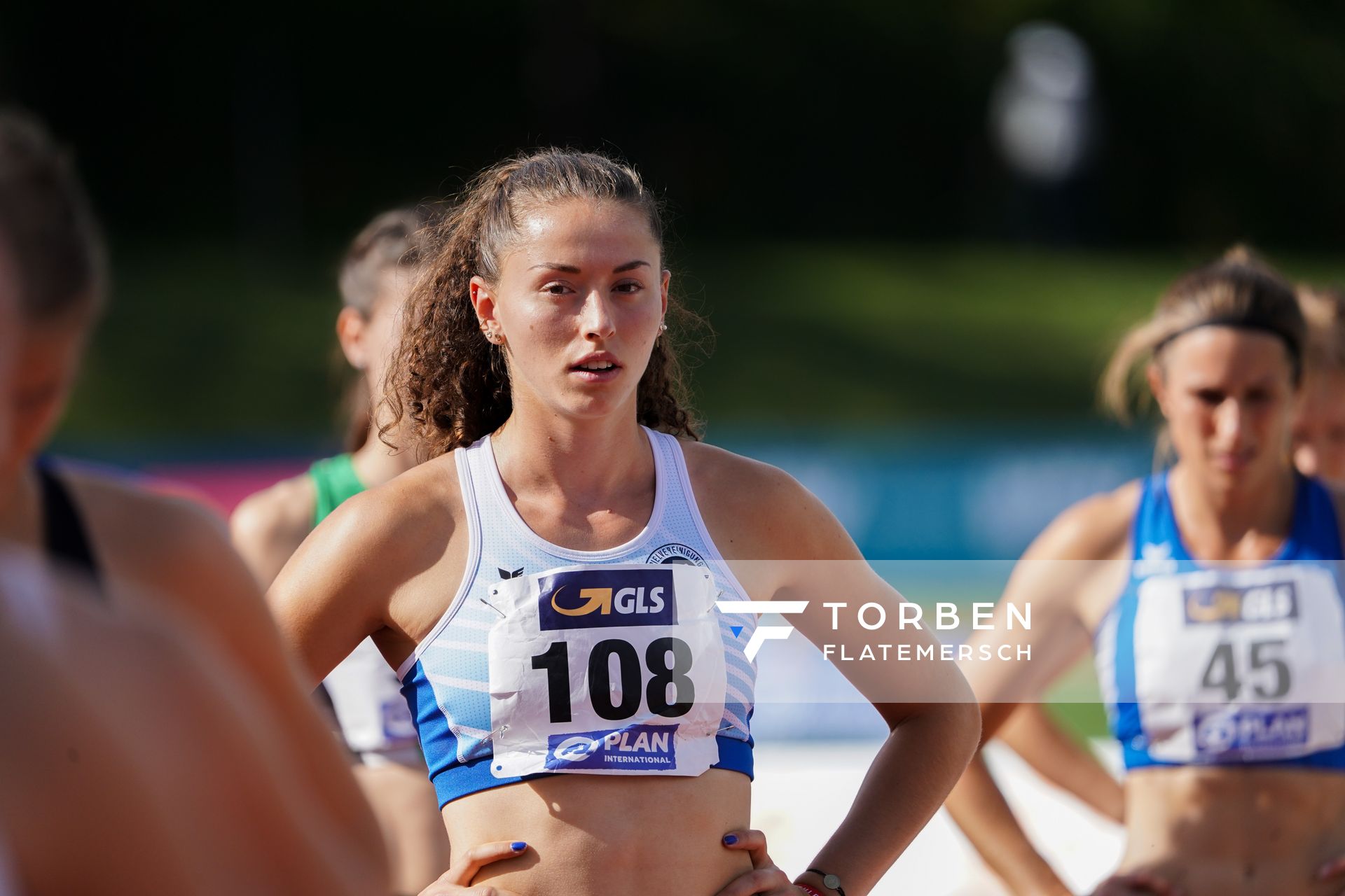 Angela Stockert (SpVgg. Auerbach/Streitheim);Deutsche Leichtathletik-Mehrkampfmeisterschaften (Tag 3) am 23.08.2020 in Vaterstetten (Bayern)