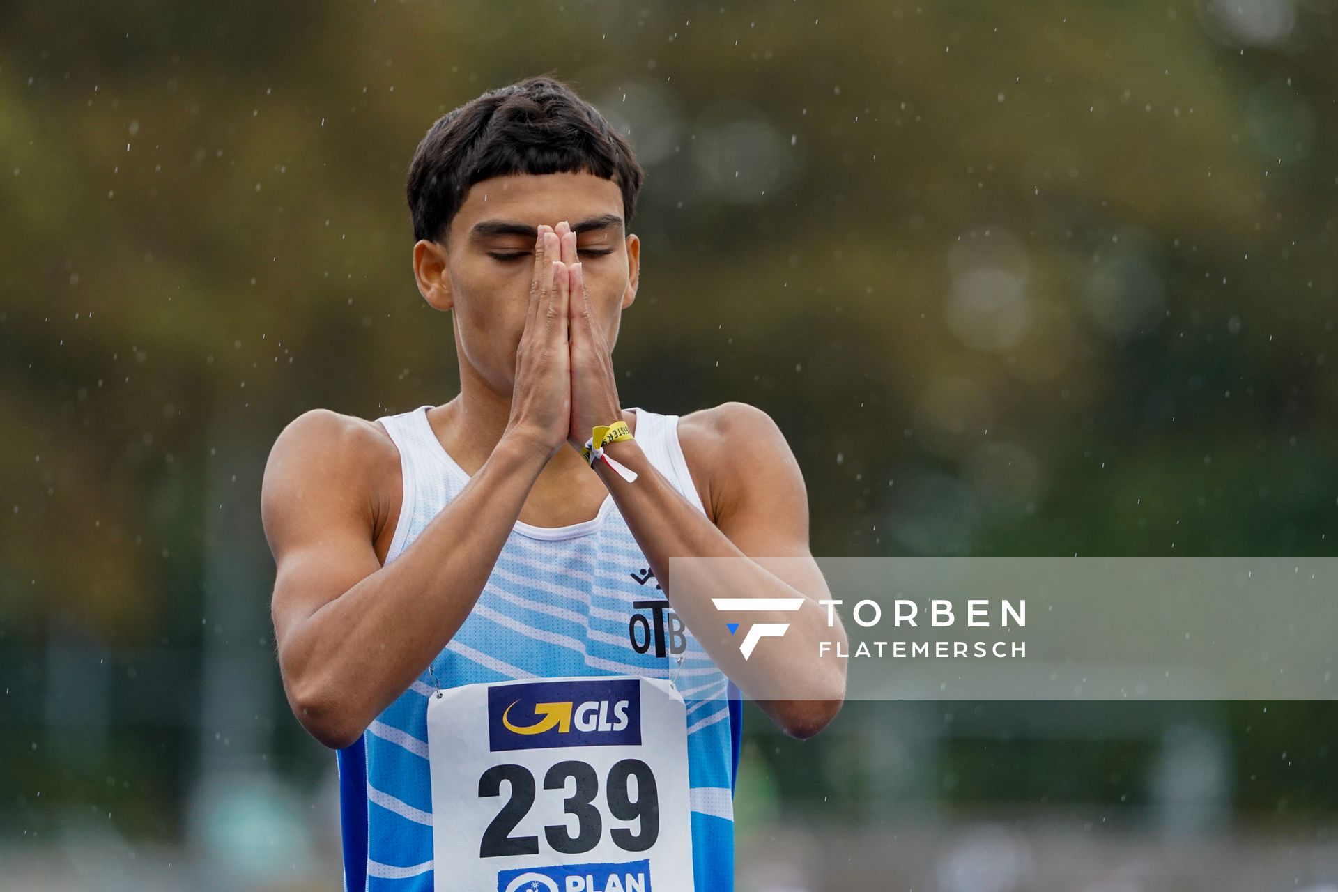 Jason Gordon (OTB Osnabrueck) ueber 400m Huerden am 05.09.2020 waehrend den deutschen Leichtathletik-Jugendmeisterschaften im Frankenstadion in Heilbronn (Tag2)