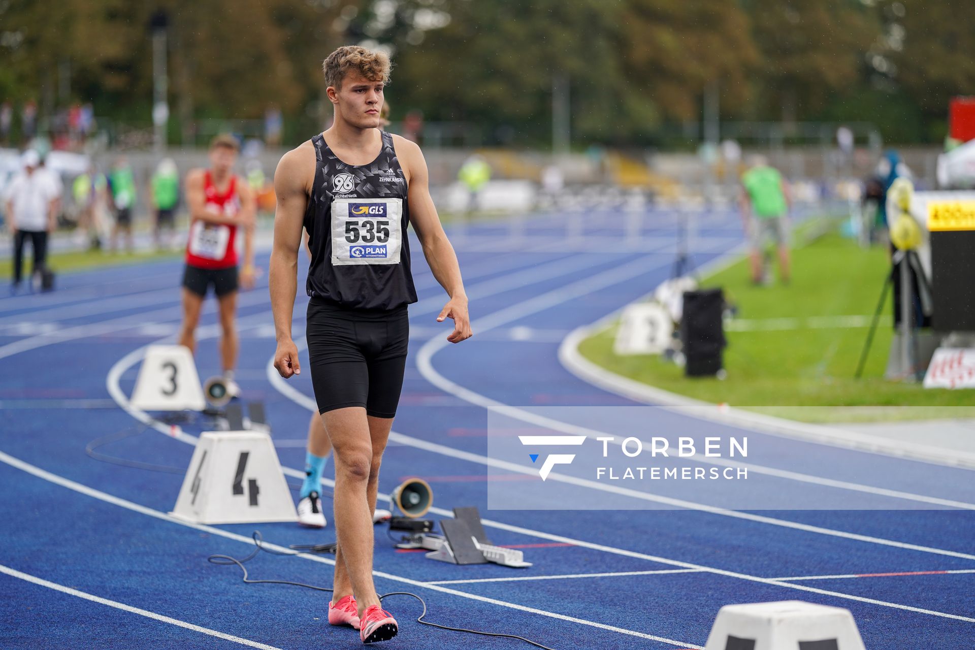 Marcel Meyer (Hannover 96) ueber 400m Huerden am 05.09.2020 waehrend den deutschen Leichtathletik-Jugendmeisterschaften im Frankenstadion in Heilbronn (Tag2)