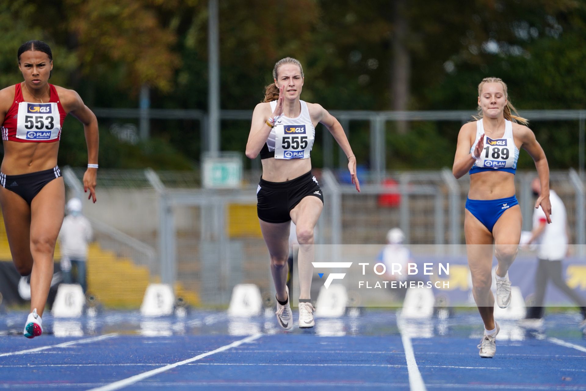 Nele Mueller (LAV Zeven) am 06.09.2020 waehrend den deutschen Leichtathletik-Jugendmeisterschaften im Frankenstadion in Heilbronn (Tag 3)