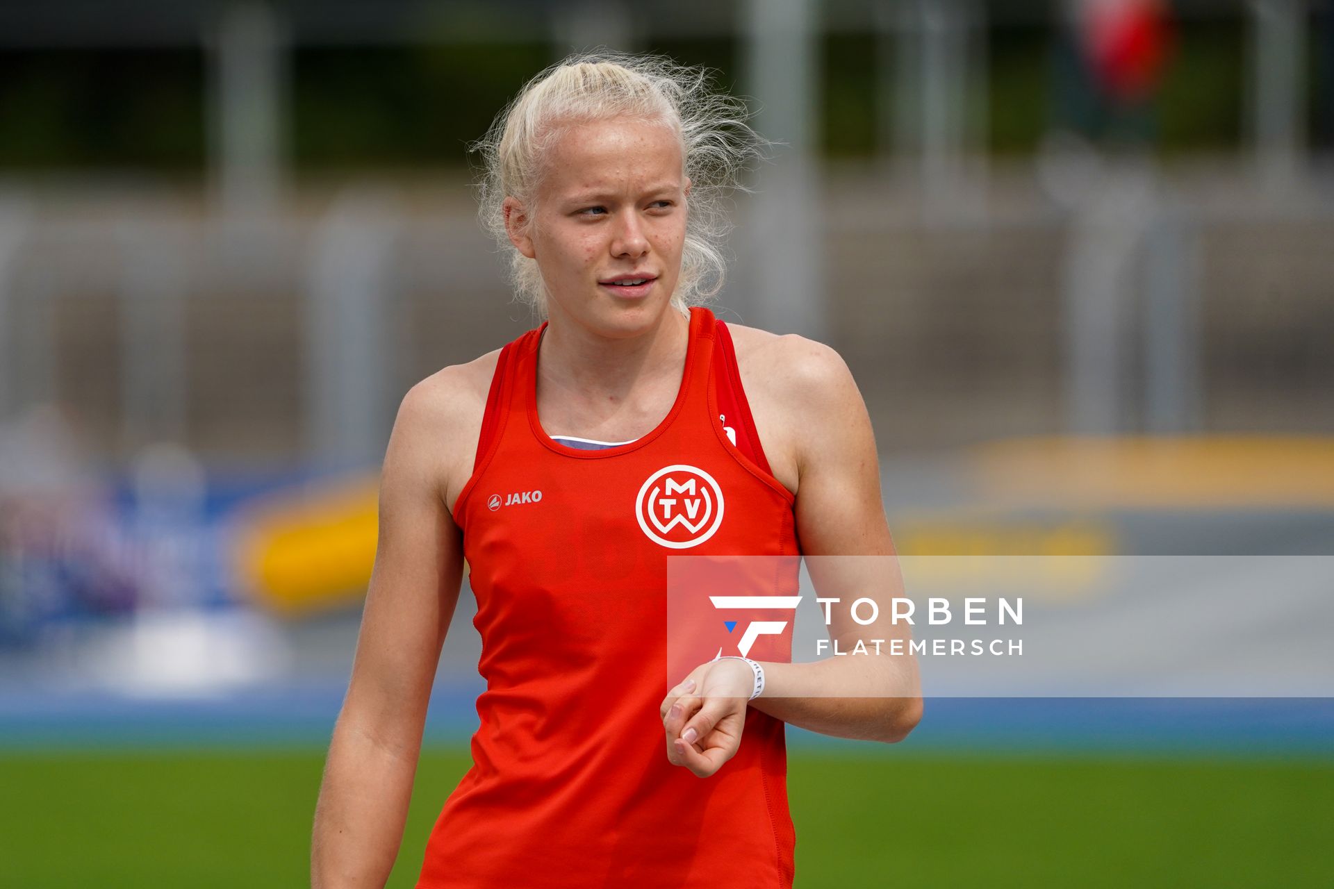 Jelde Jakob (MTV Wolfenbuettel) am 06.09.2020 waehrend den deutschen Leichtathletik-Jugendmeisterschaften im Frankenstadion in Heilbronn (Tag 3)