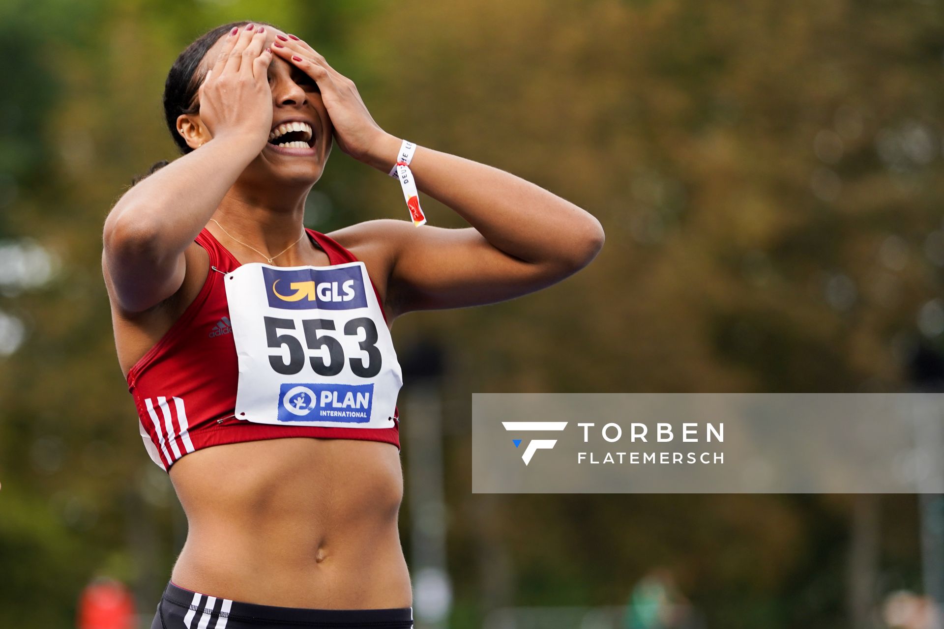 Laura Raquel Mueller (Unterlaender LG) am 06.09.2020 waehrend den deutschen Leichtathletik-Jugendmeisterschaften im Frankenstadion in Heilbronn (Tag 3)