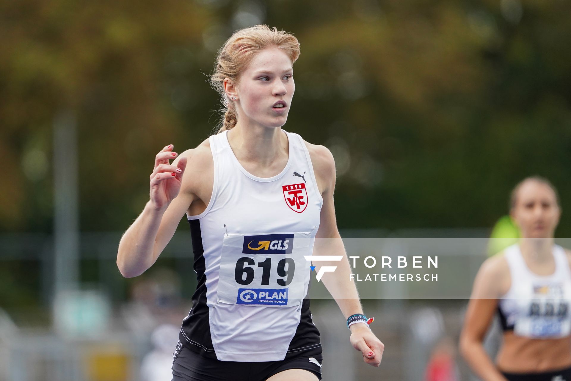 Talea Prepens (TV Cloppenburg) am 06.09.2020 waehrend den deutschen Leichtathletik-Jugendmeisterschaften im Frankenstadion in Heilbronn (Tag 3)