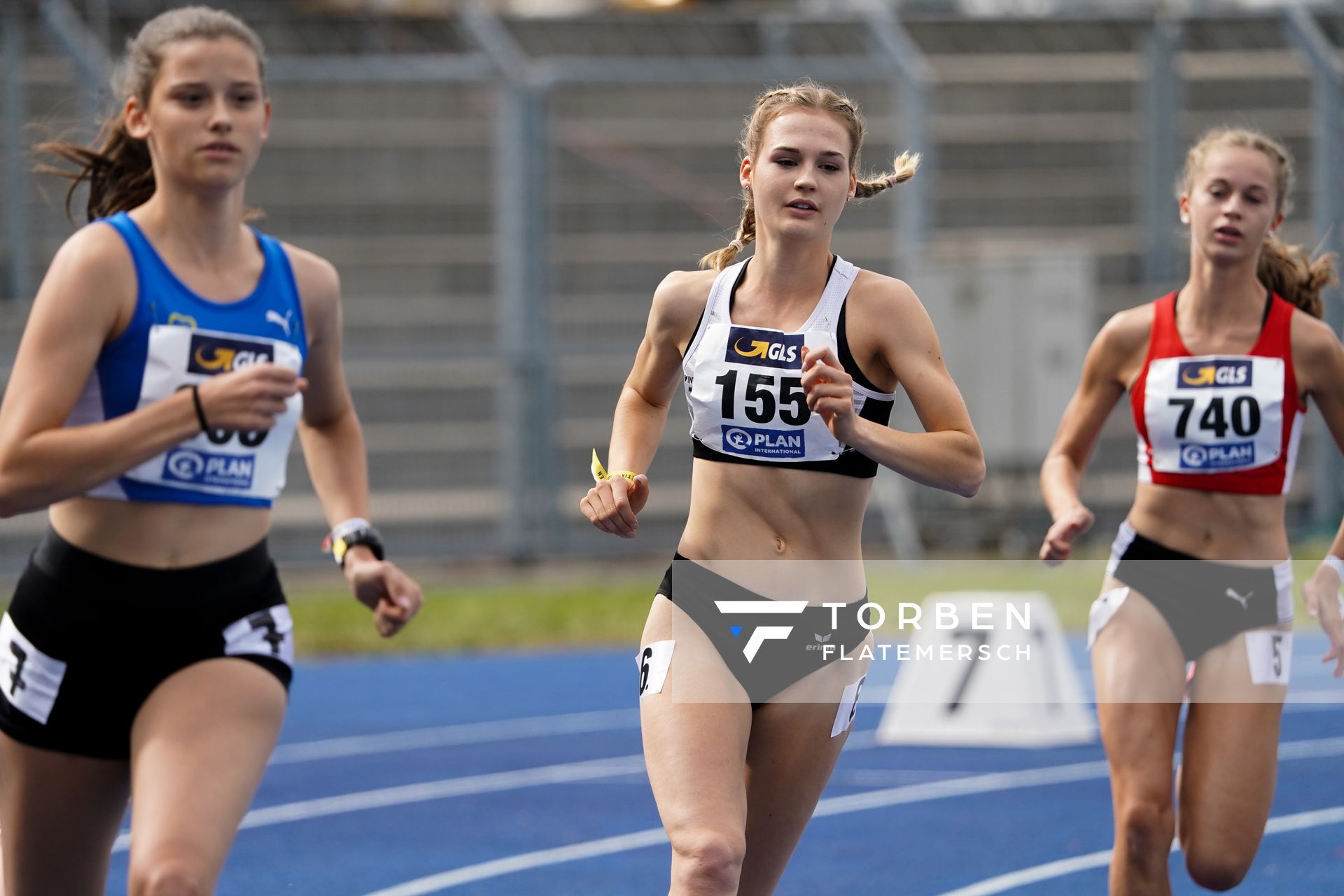 Rieke Emmrich (LC Nordhorn) am 06.09.2020 waehrend den deutschen Leichtathletik-Jugendmeisterschaften im Frankenstadion in Heilbronn (Tag 3)