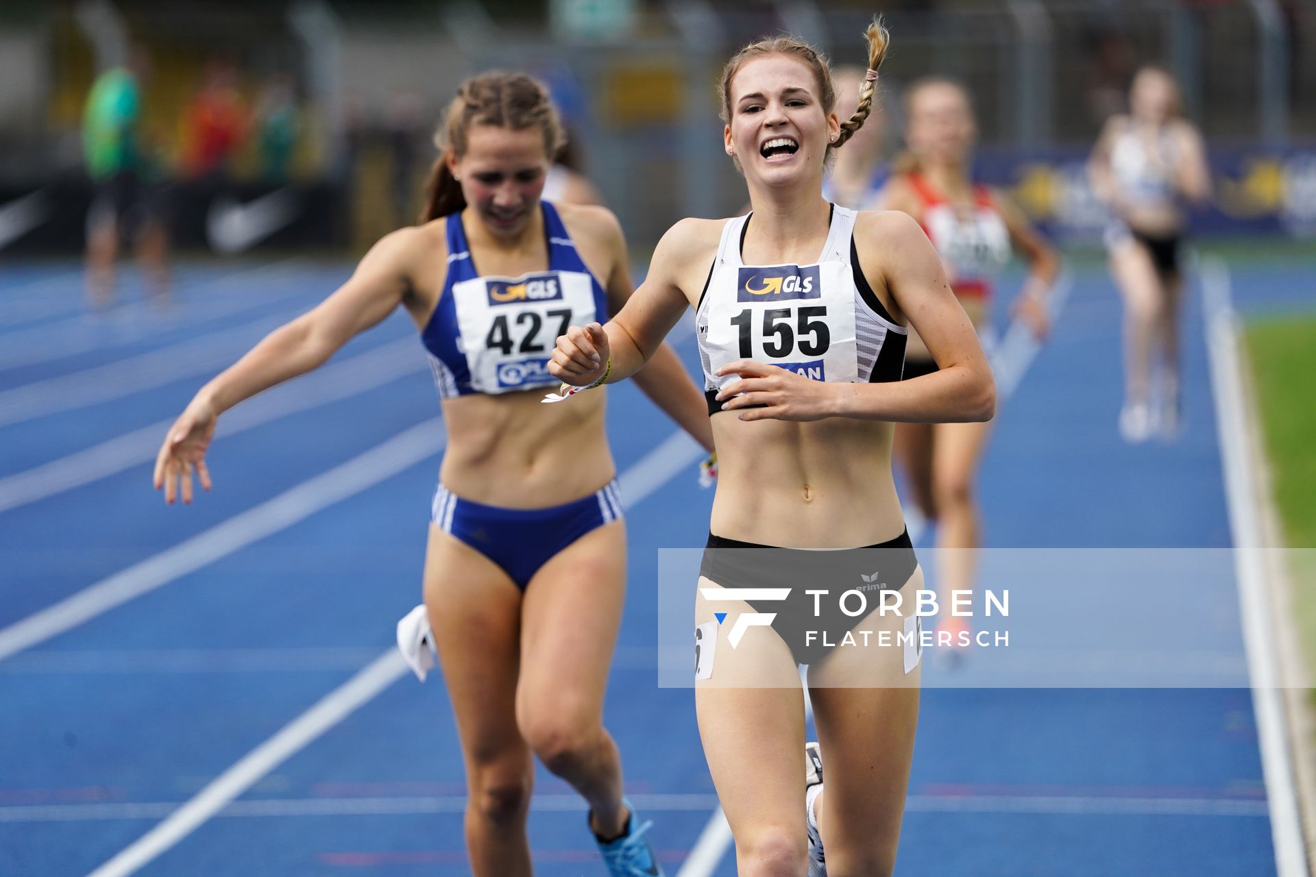 Rieke Emmrich (LC Nordhorn) am 06.09.2020 waehrend den deutschen Leichtathletik-Jugendmeisterschaften im Frankenstadion in Heilbronn (Tag 3)