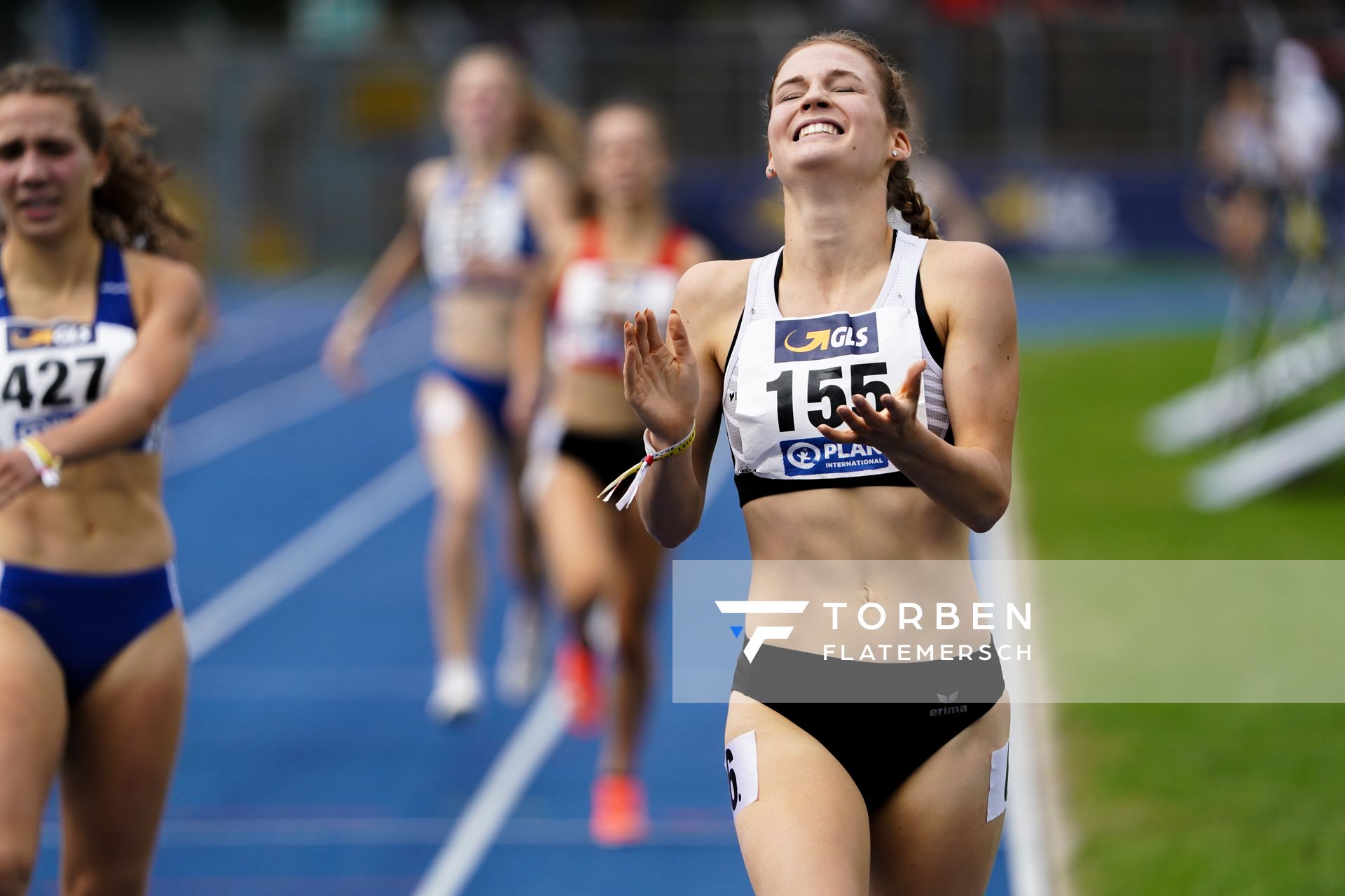 Rieke Emmrich (LC Nordhorn) am 06.09.2020 waehrend den deutschen Leichtathletik-Jugendmeisterschaften im Frankenstadion in Heilbronn (Tag 3)