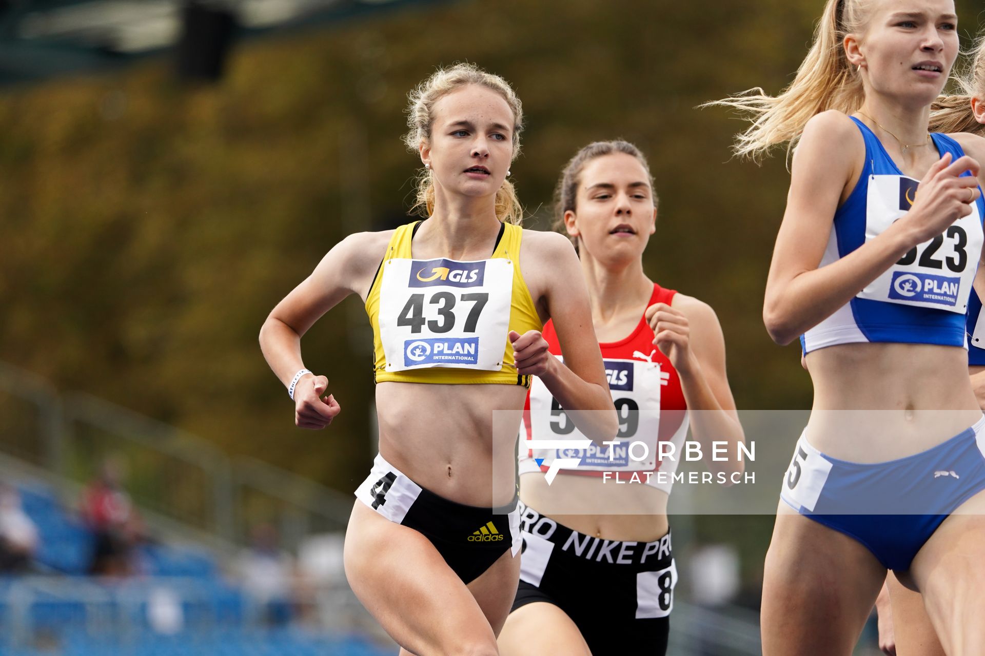 Xenia Krebs (VfL Loeningen) am 06.09.2020 waehrend den deutschen Leichtathletik-Jugendmeisterschaften im Frankenstadion in Heilbronn (Tag 3)