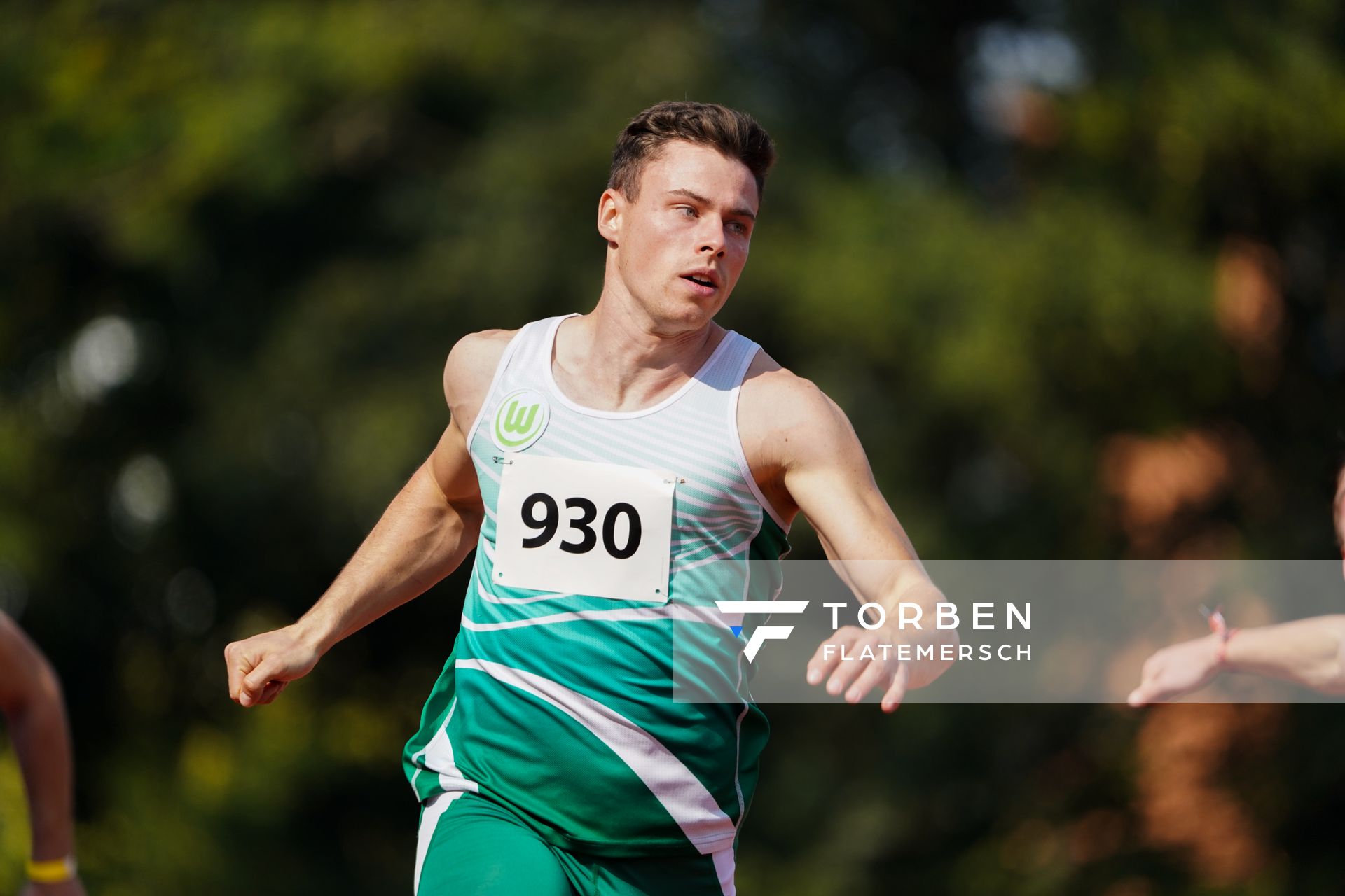 Michel Meissner (VfL Wolfsburg) ueber 100m am 12.09.2020 waehrend den niedersaechsischen Leichtathletik-Landesmeisterschaften im Erika-Fisch-Stadion in Hannover (Tag 1)