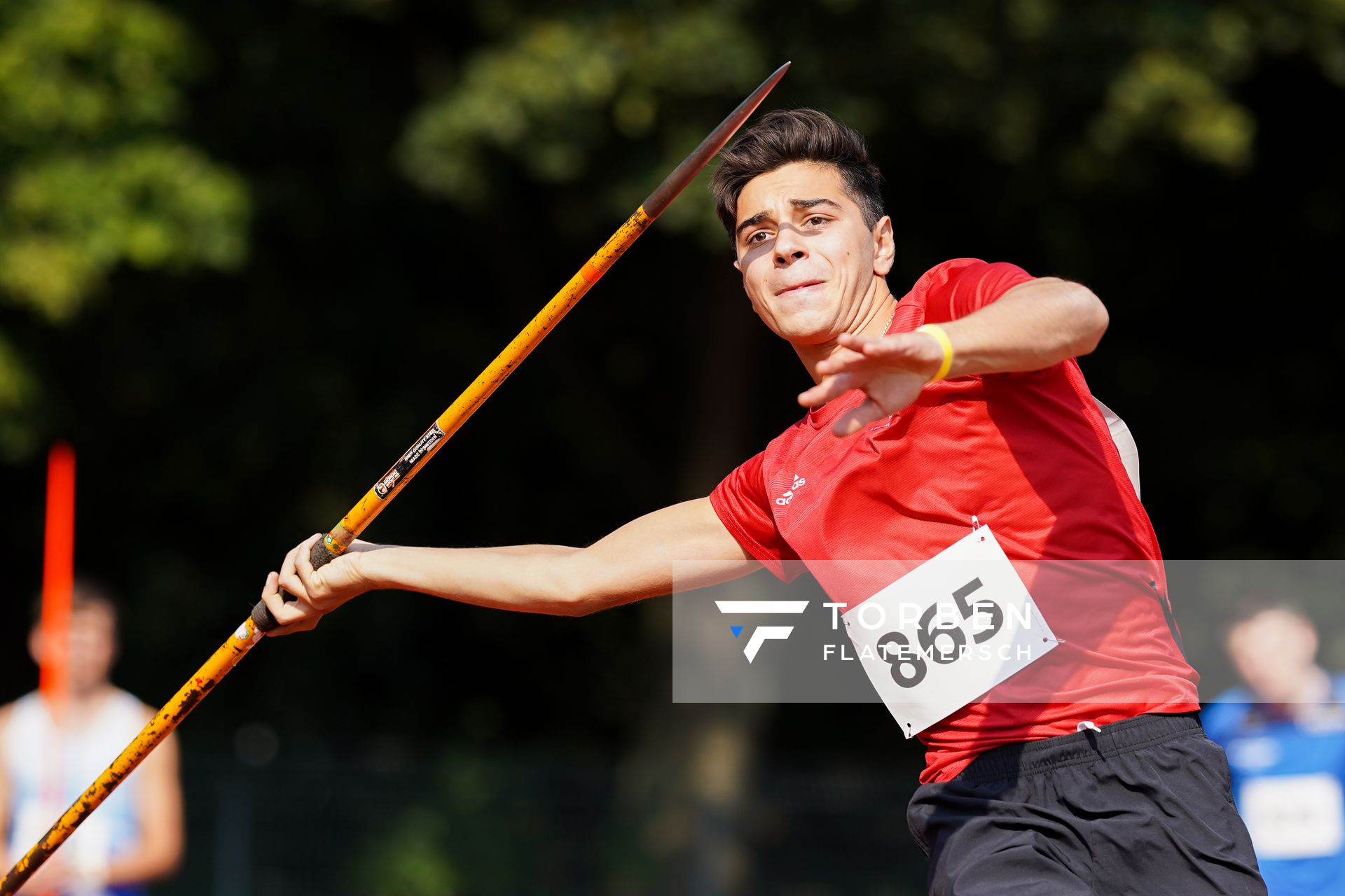 Lukas Tsoleridis (VfL Eintracht Hannover) am 12.09.2020 waehrend den niedersaechsischen Leichtathletik-Landesmeisterschaften im Erika-Fisch-Stadion in Hannover (Tag 1)