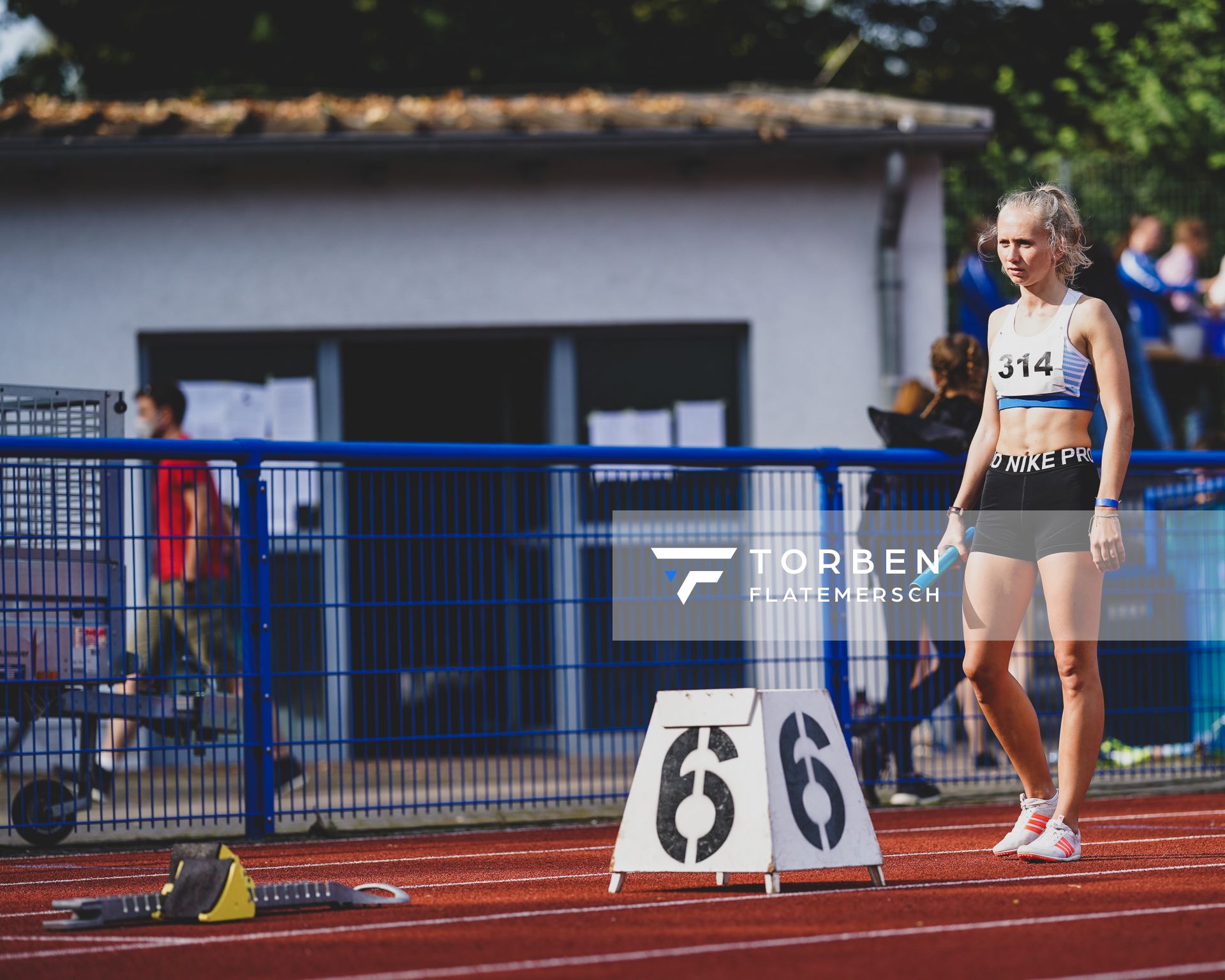 Sophie Weymann (OTB Osnabrueck) am 13.09.2020 waehrend den niedersaechsischen Leichtathletik-Landesmeisterschaften im Erika-Fisch-Stadion in Hannover (Tag 2)