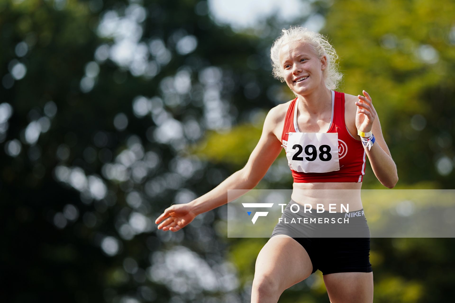 Jelde Jakob (MTV Wolfenbuettel) am 13.09.2020 waehrend den niedersaechsischen Leichtathletik-Landesmeisterschaften im Erika-Fisch-Stadion in Hannover (Tag 2)