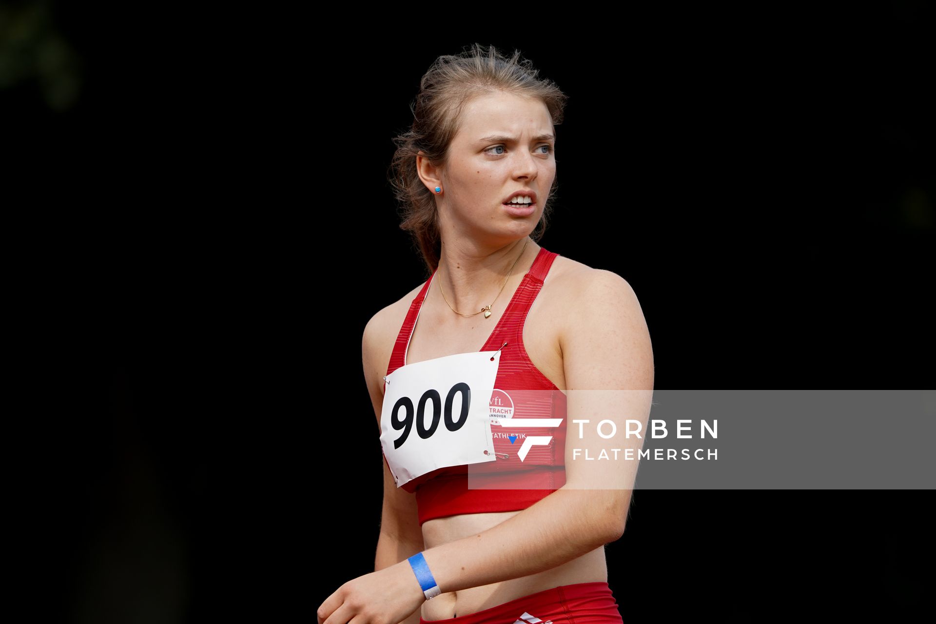 Lea Zybur (VfL Eintracht Hannover) am 13.09.2020 waehrend den niedersaechsischen Leichtathletik-Landesmeisterschaften im Erika-Fisch-Stadion in Hannover (Tag 2)