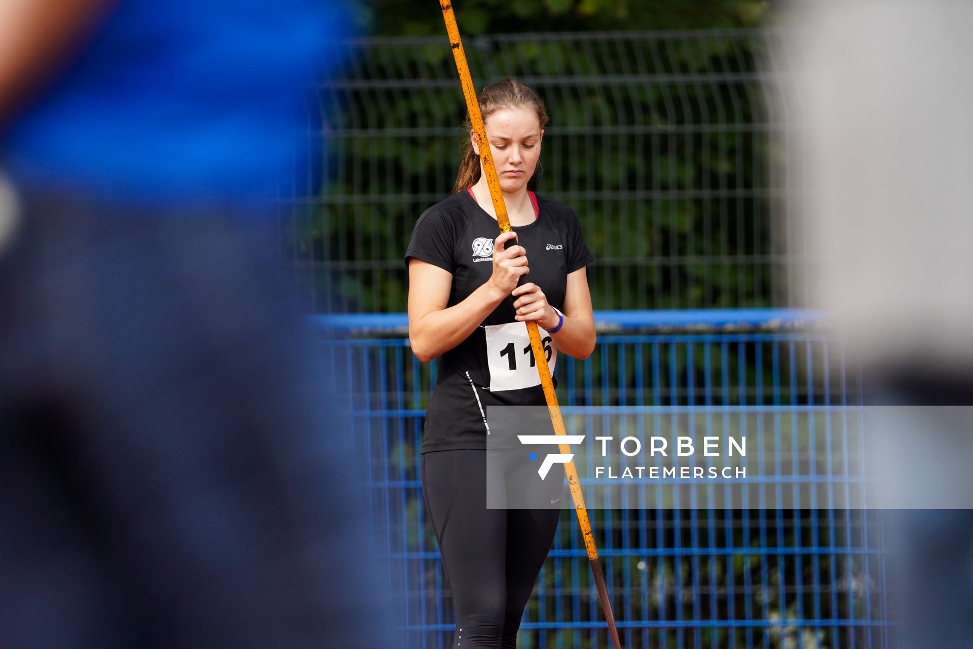 Florentine Gilde (Hannover 96) im Speerwurf am 13.09.2020 waehrend den niedersaechsischen Leichtathletik-Landesmeisterschaften im Erika-Fisch-Stadion in Hannover (Tag 2)