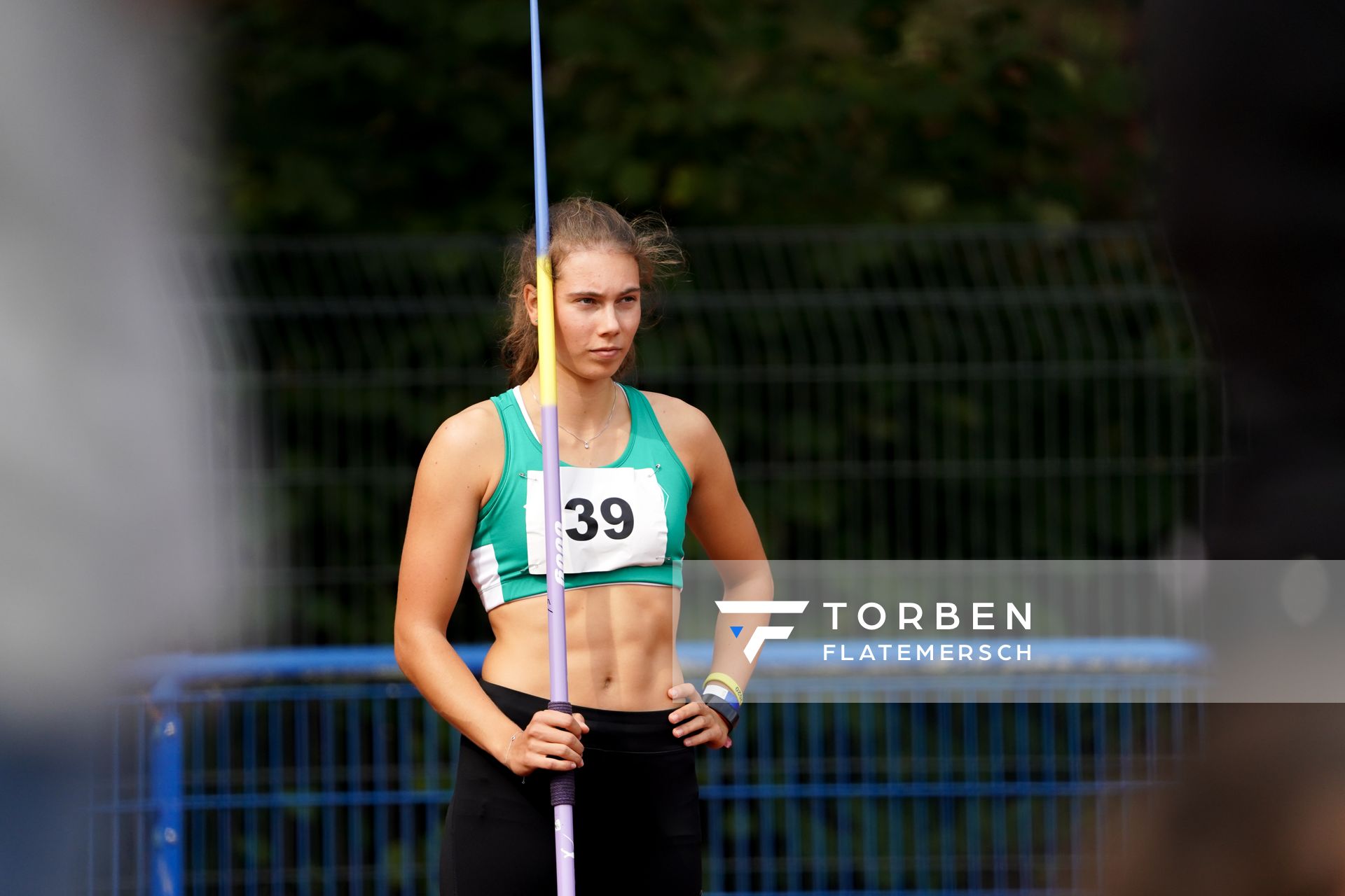 Wiebke Oelgardt (SV Werder Bremen) im Speerwurf am 13.09.2020 waehrend den niedersaechsischen Leichtathletik-Landesmeisterschaften im Erika-Fisch-Stadion in Hannover (Tag 2)