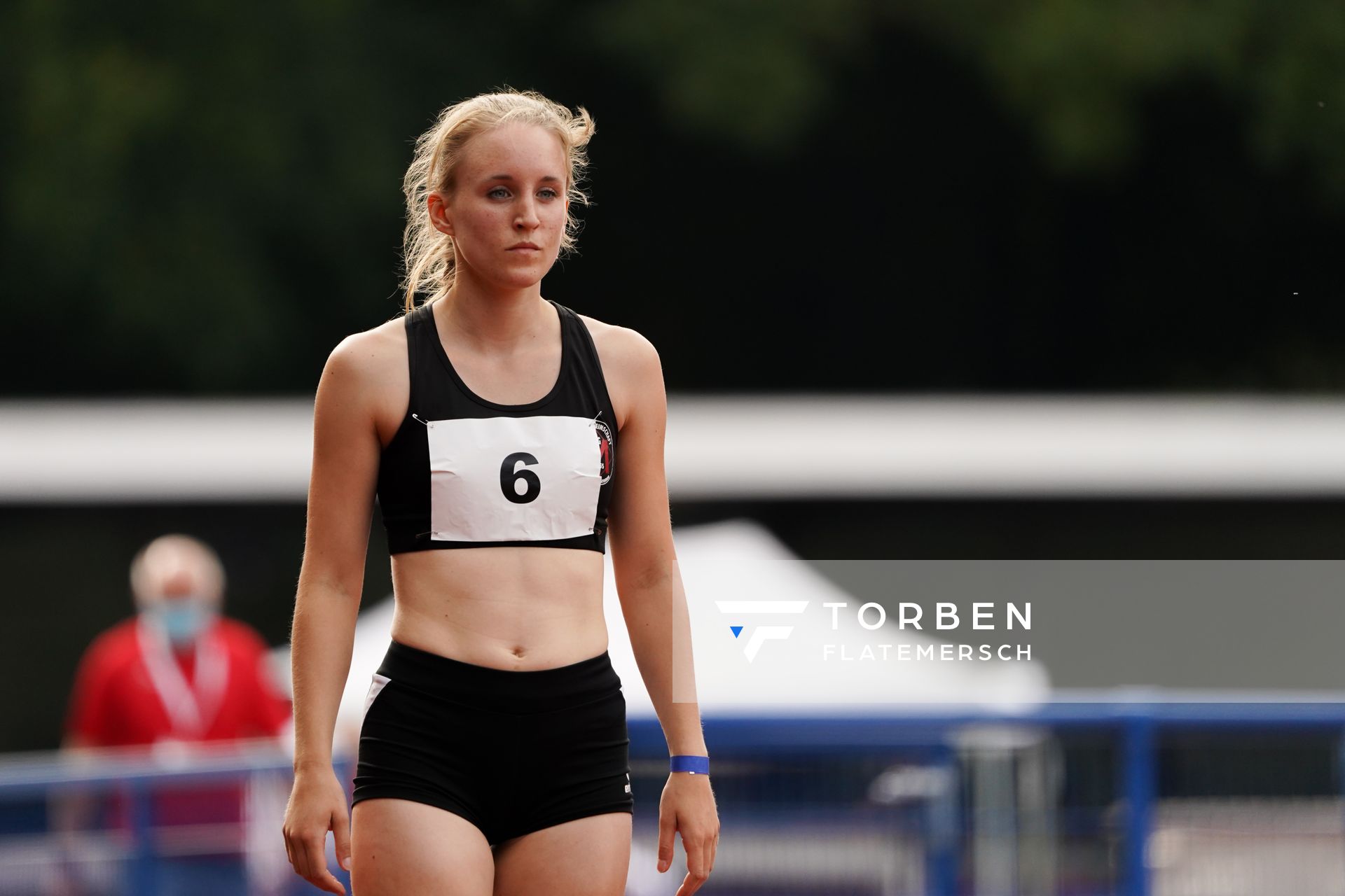 Rebecca Christen (SG Marssel) am 13.09.2020 waehrend den niedersaechsischen Leichtathletik-Landesmeisterschaften im Erika-Fisch-Stadion in Hannover (Tag 2)