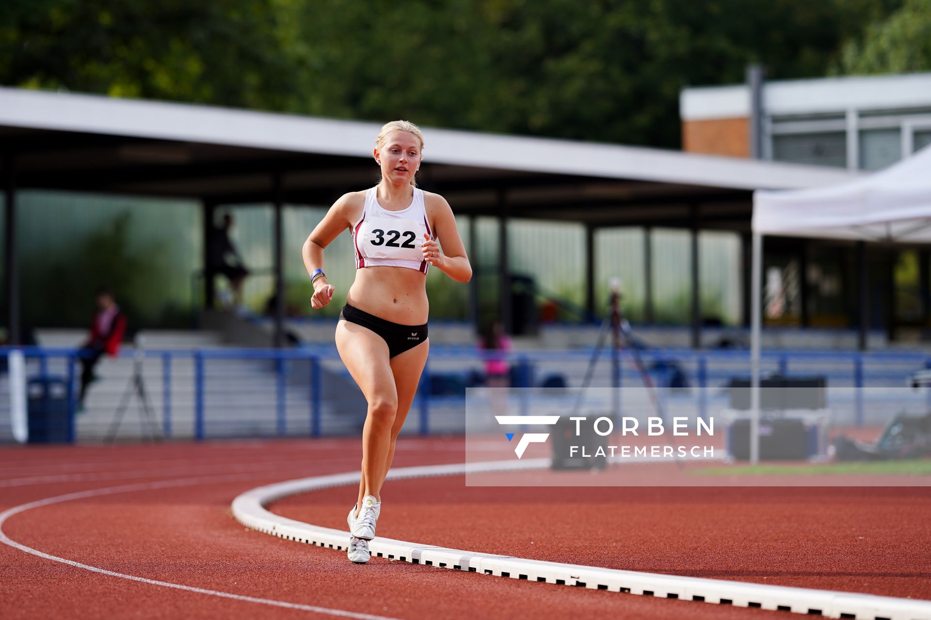 Ann-Christin Opitz (SC Melle 03) am 13.09.2020 waehrend den niedersaechsischen Leichtathletik-Landesmeisterschaften im Erika-Fisch-Stadion in Hannover (Tag 2)