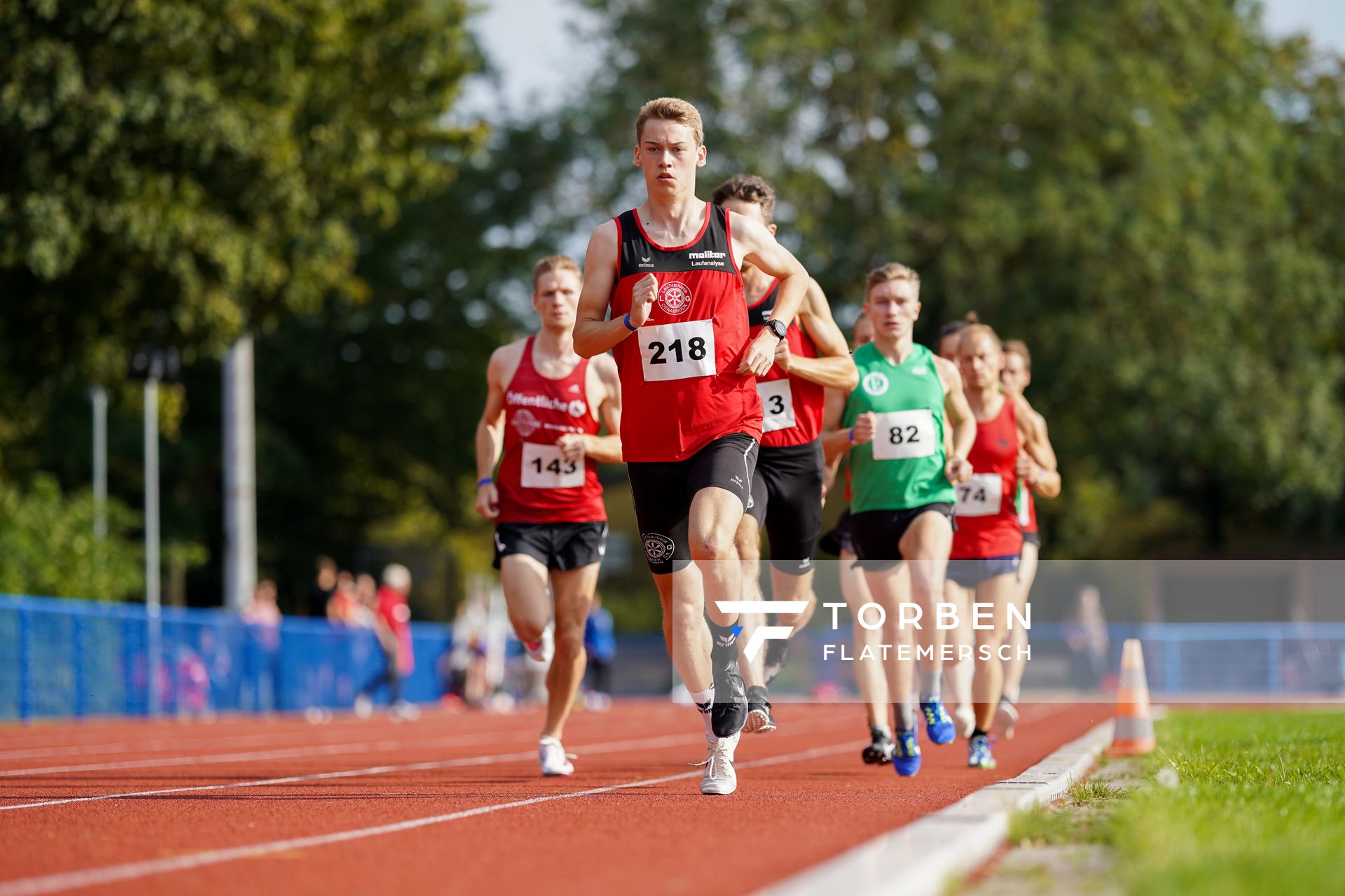 Erik Siemer (LG Osnabrueck) am 13.09.2020 waehrend den niedersaechsischen Leichtathletik-Landesmeisterschaften im Erika-Fisch-Stadion in Hannover (Tag 2)