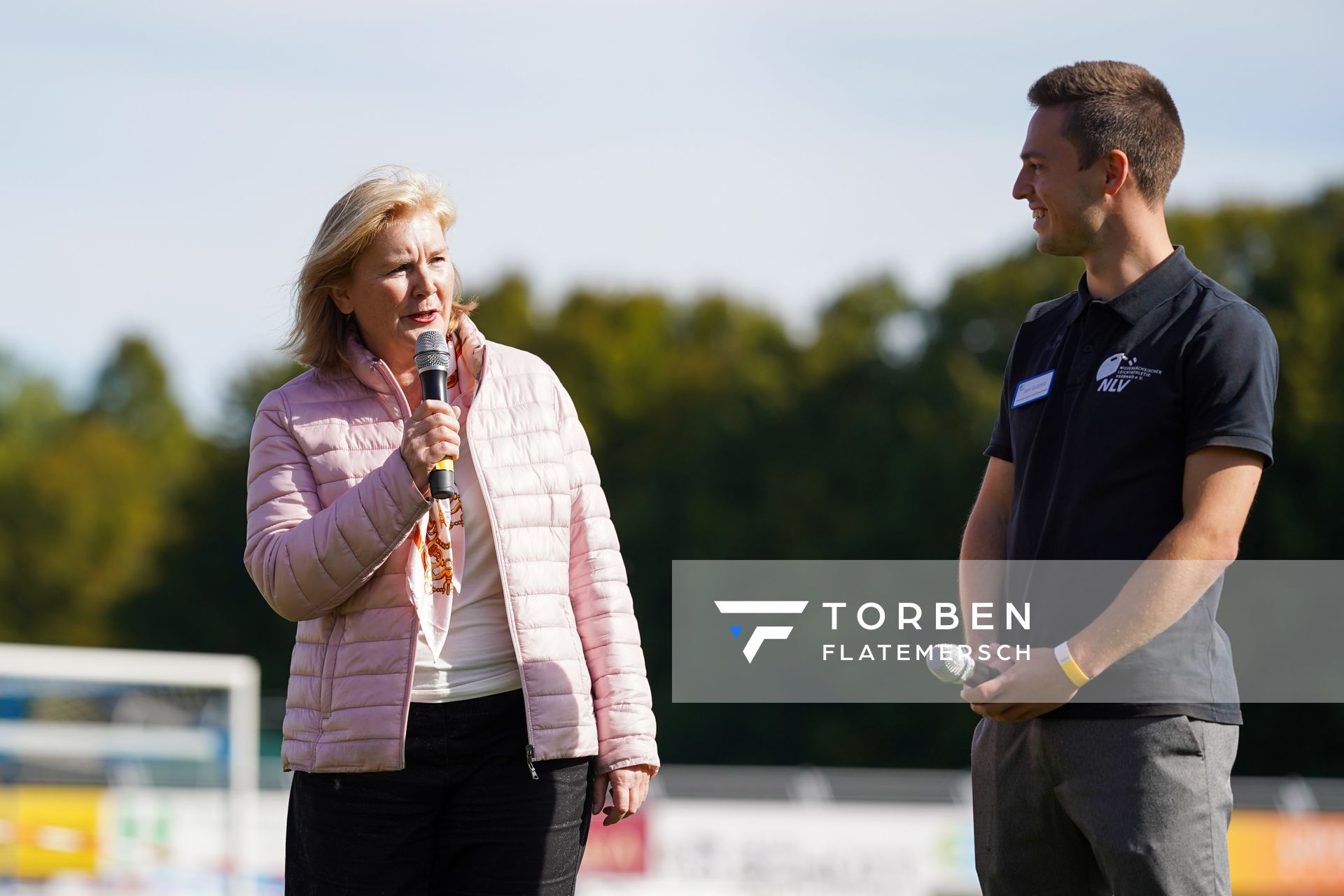 Jan Gutzeit am 19.09.2020 waehrend den niedersaechsischen Leichtathletik-Landesmeisterschaften U18/U20 im Stadion am Marschweg in Oldenburg (Tag 1)