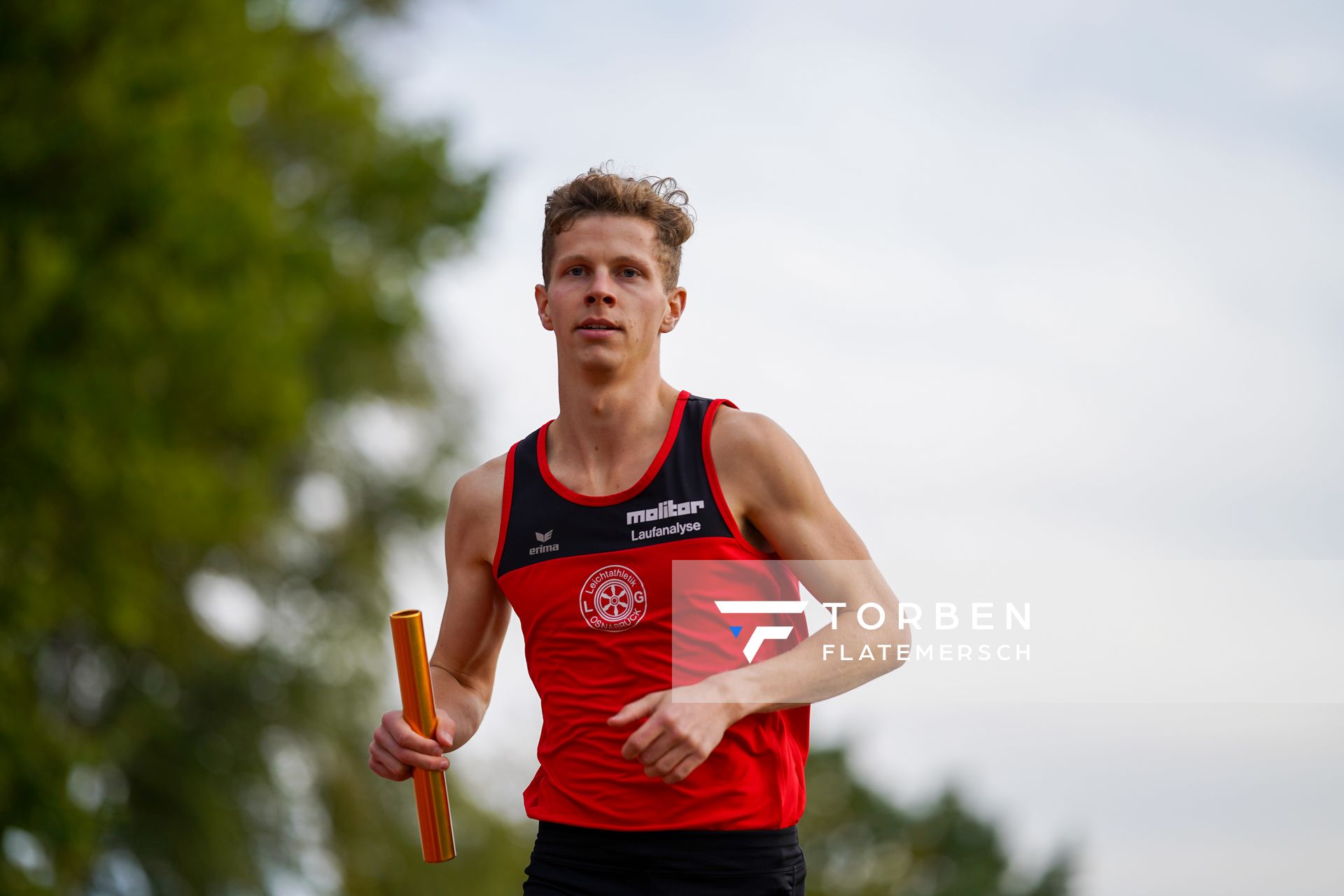 Steffen Riesenpatt (LG Osnabrueck) am 02.10.2020 im Sportpark Gretesch beim Staffelwettkampf der LG Osnabrueck