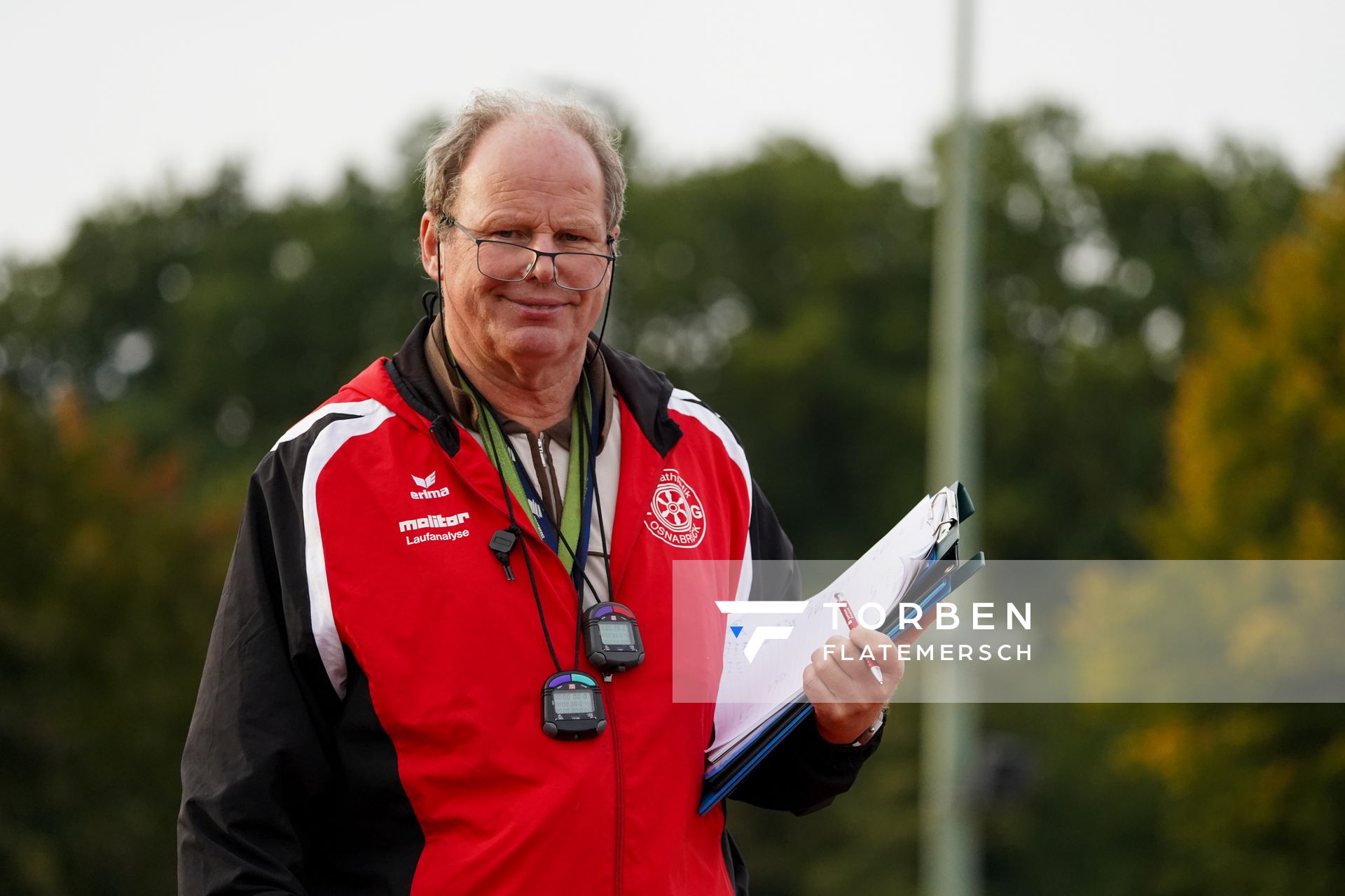 Anton Siemer (LG Osnabrueck) am 02.10.2020 im Sportpark Gretesch beim Staffelwettkampf der LG Osnabrueck